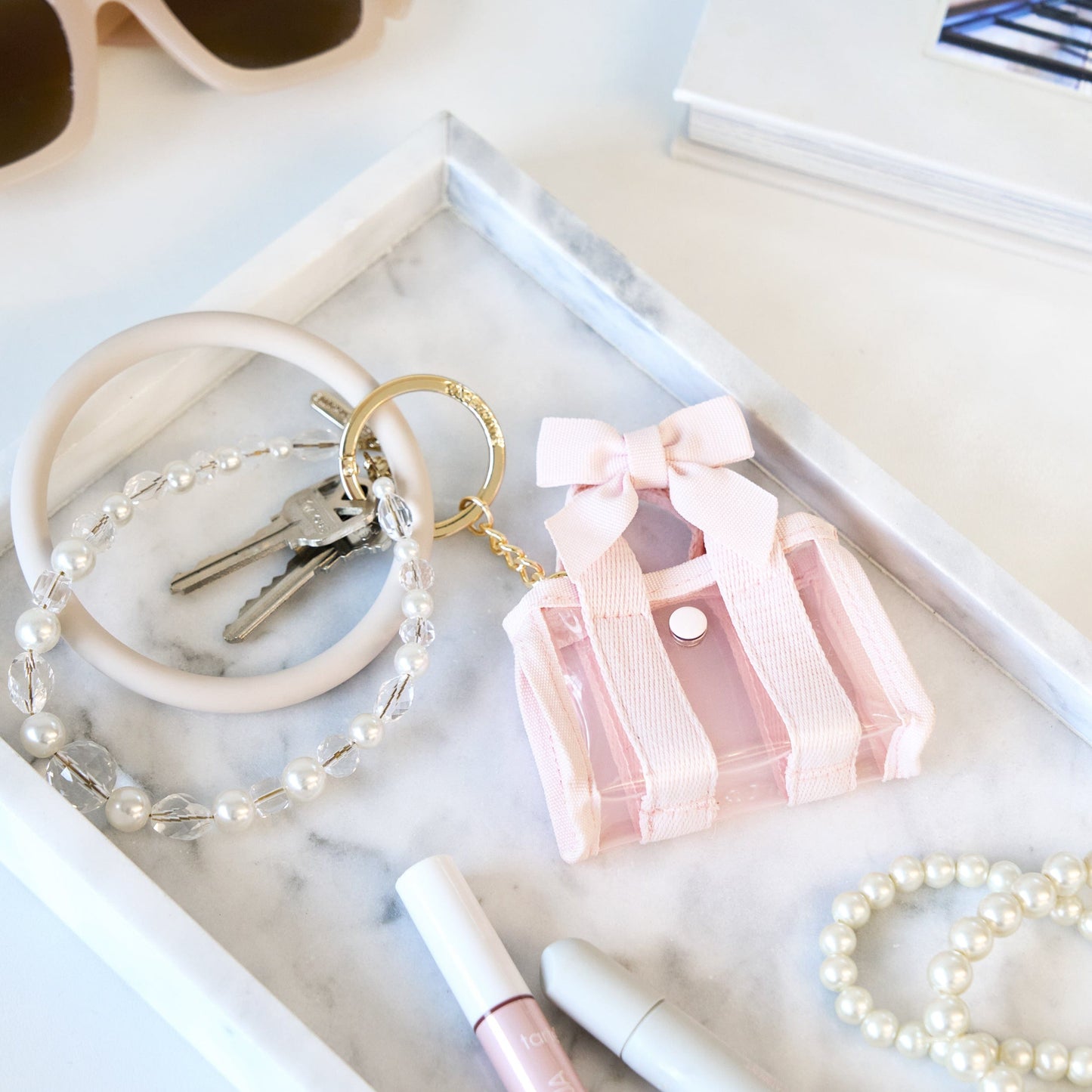 Tini Tote Charm Keychain