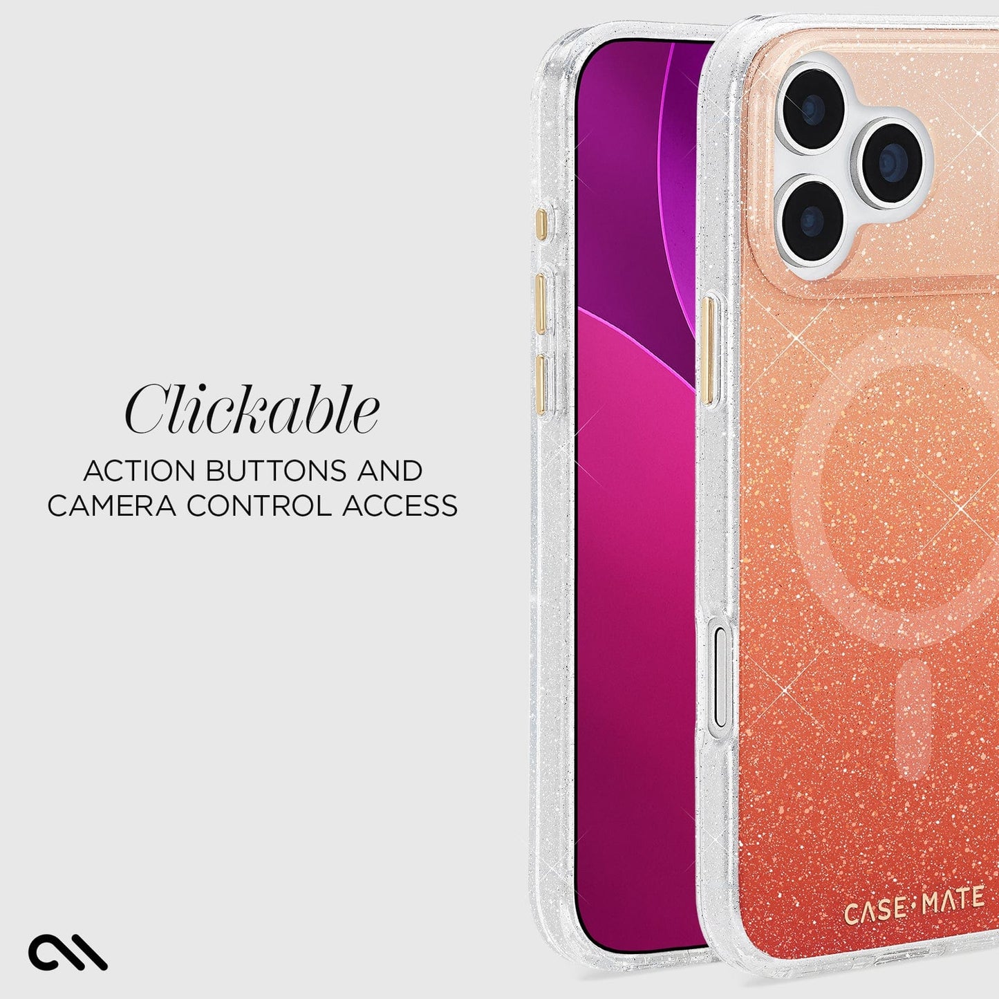 Sheer Twinkle Orange Ombré MagSafe - iPhone 17 Pro Max