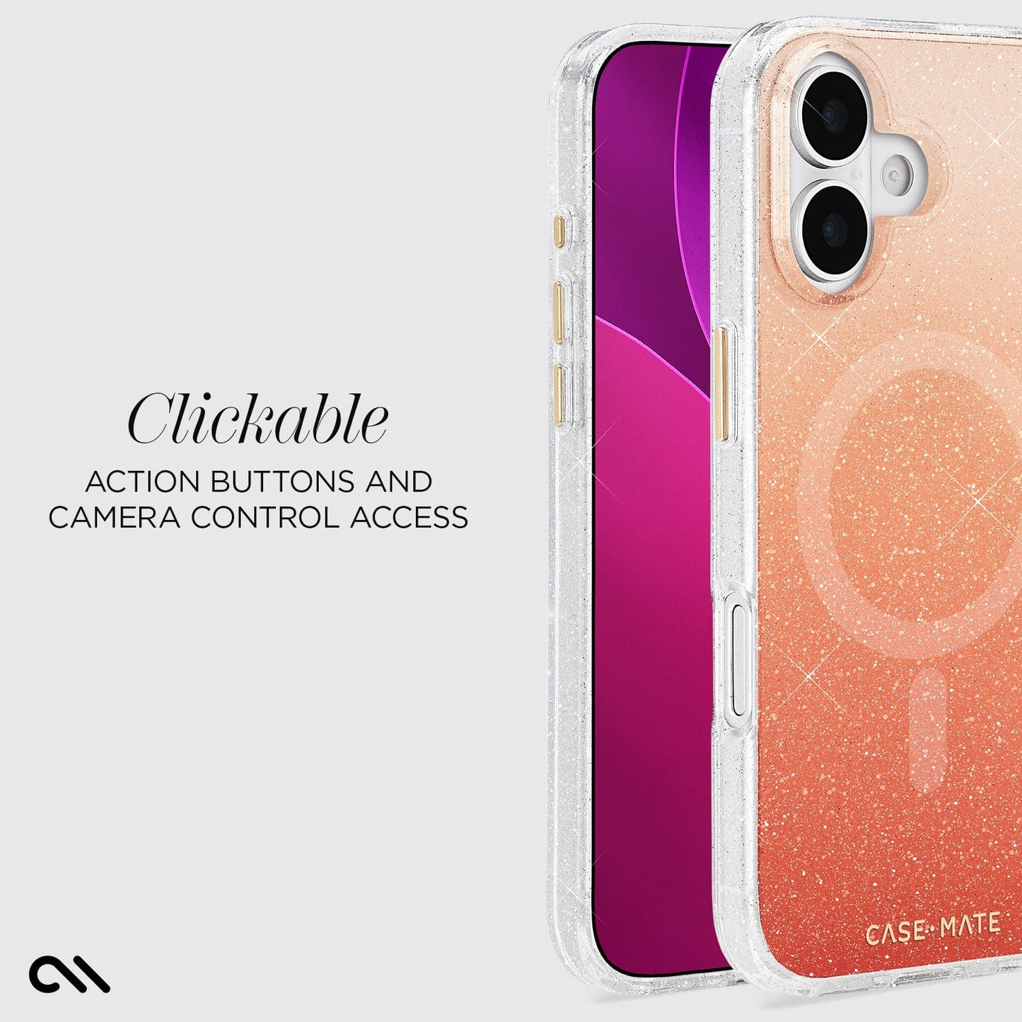 Sheer Twinkle Orange Ombré MagSafe - iPhone 17