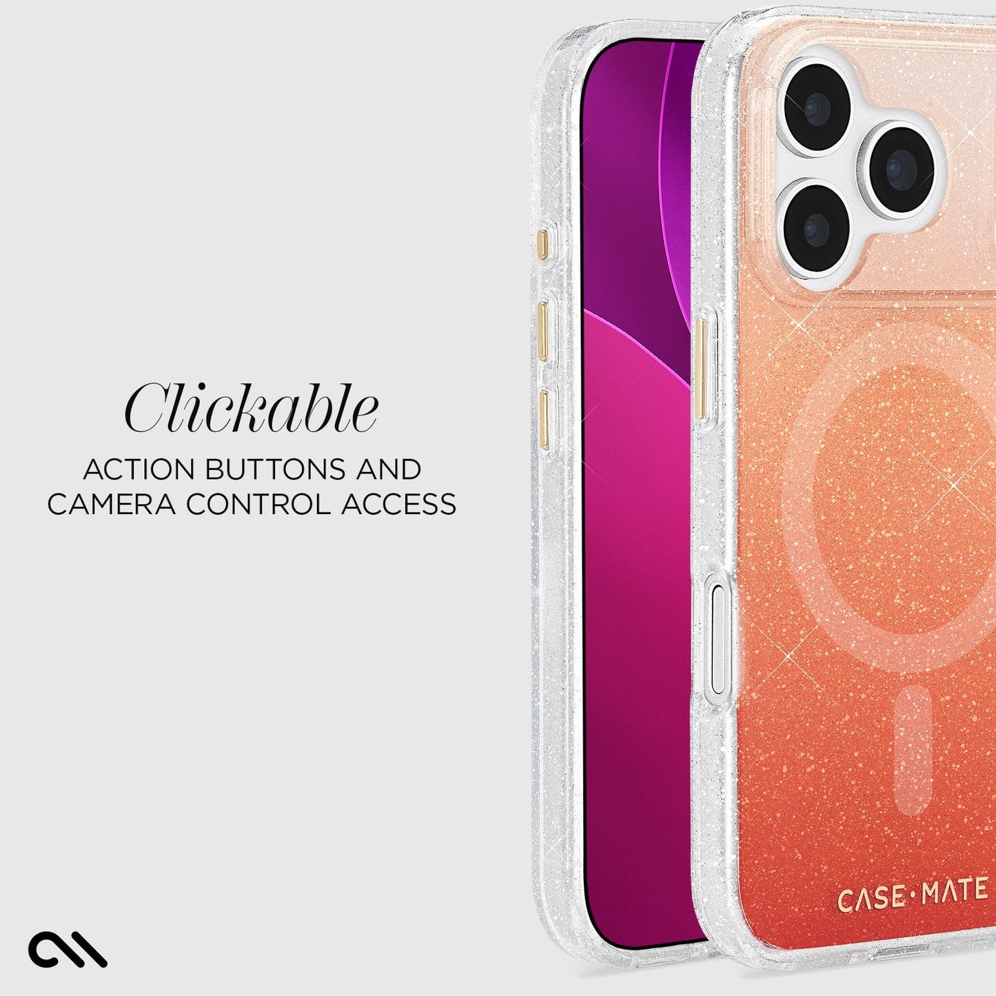 Sheer Twinkle Orange Ombré MagSafe - iPhone 17 Pro