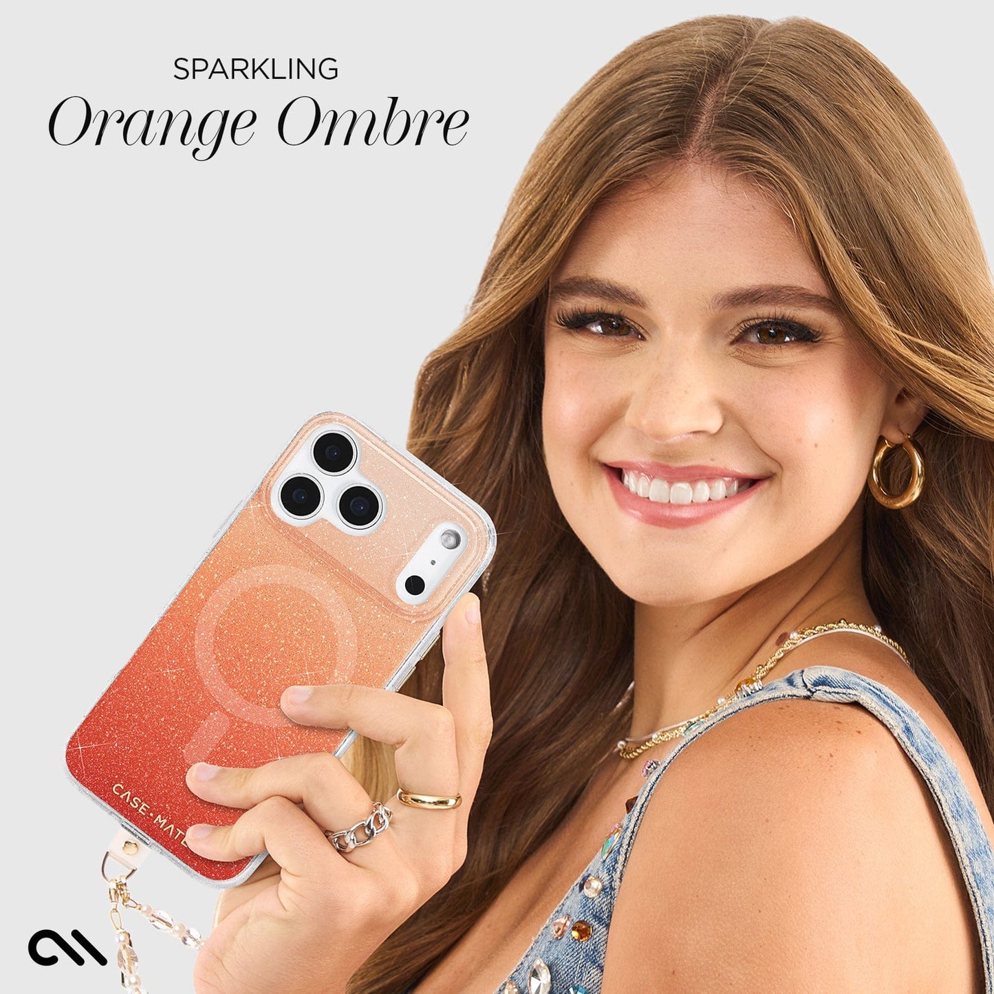 Sheer Twinkle Orange Ombré MagSafe - iPhone 17 Pro