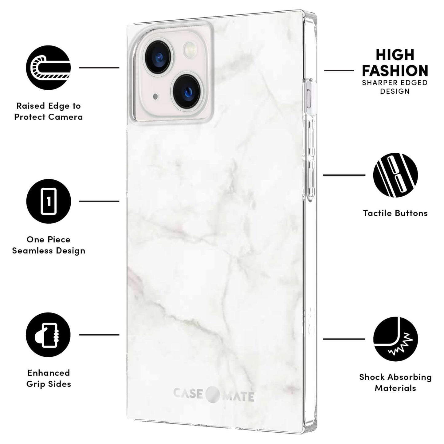 BLOX (White Marble) - iPhone 13