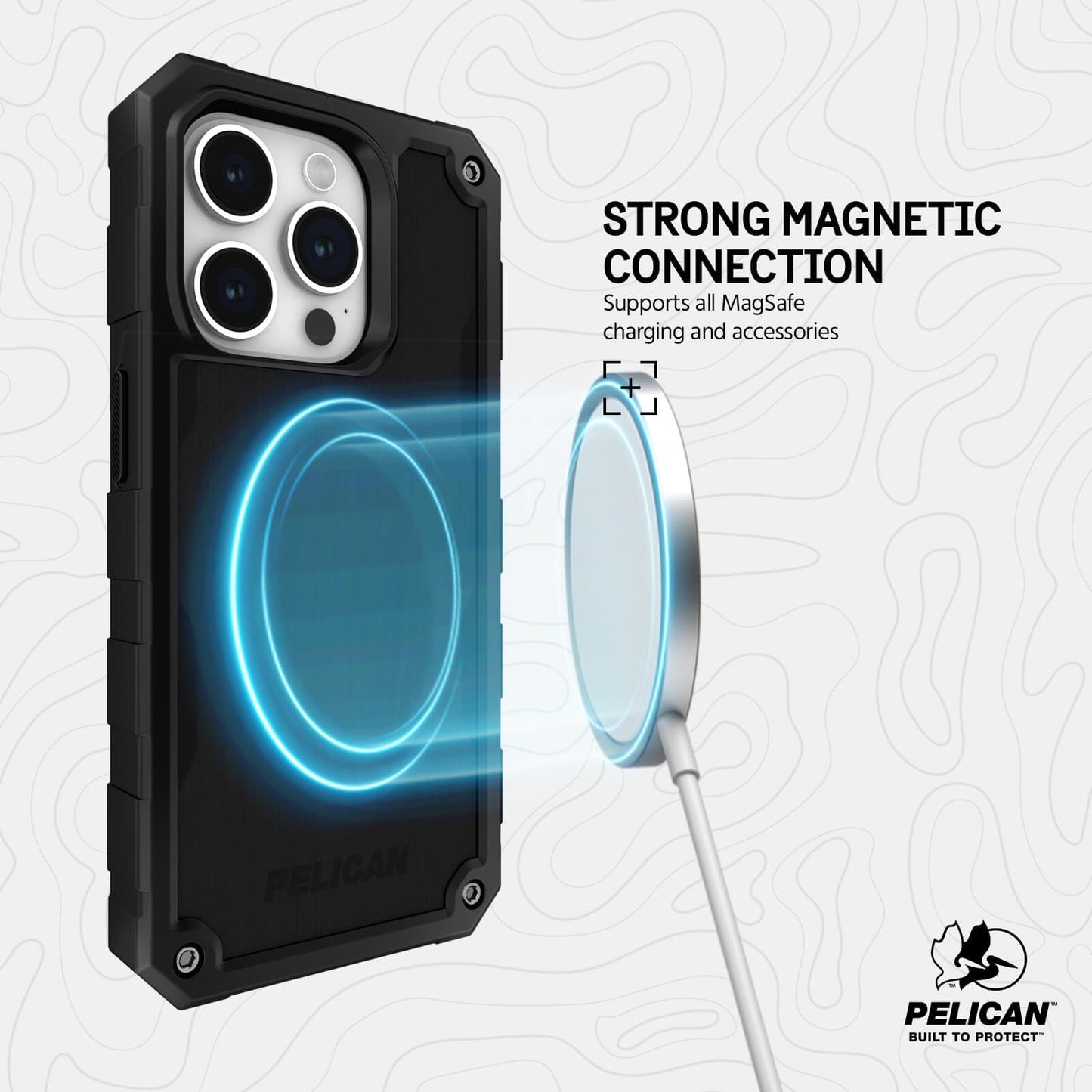 Pelican Shield Brushed Aluminum MagSafe - iPhone 15 Pro Max