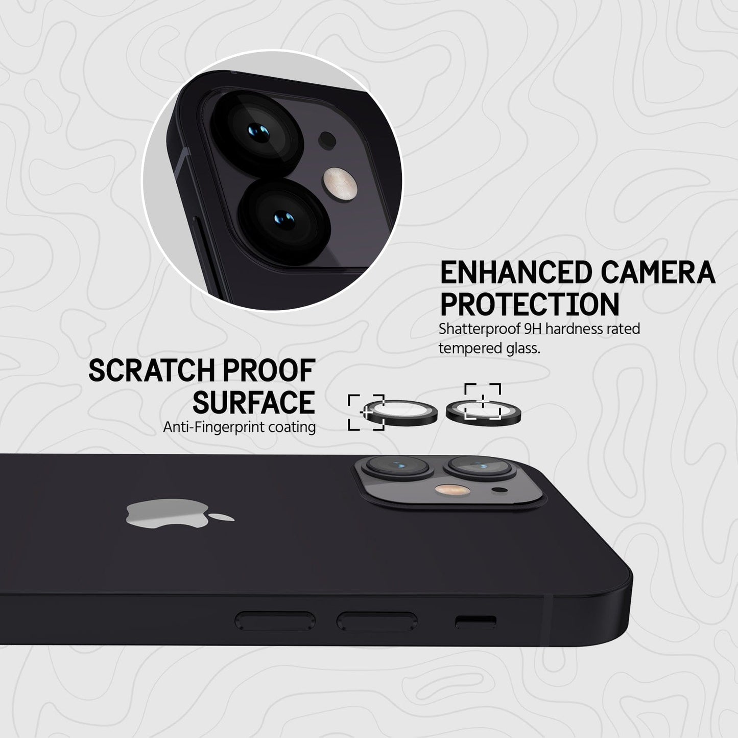 Pelican Ring Camera Lens Protector (Aluminum) - iPhone 12 / 12 mini