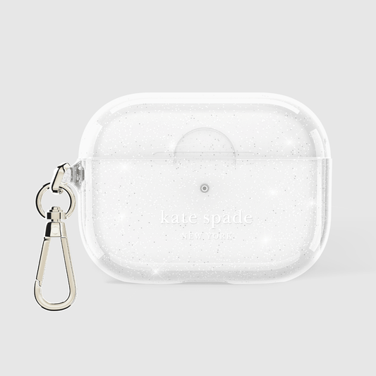 kate spade new york That Sparkle Silver Protective Case - AirPods Pro 1 & 2