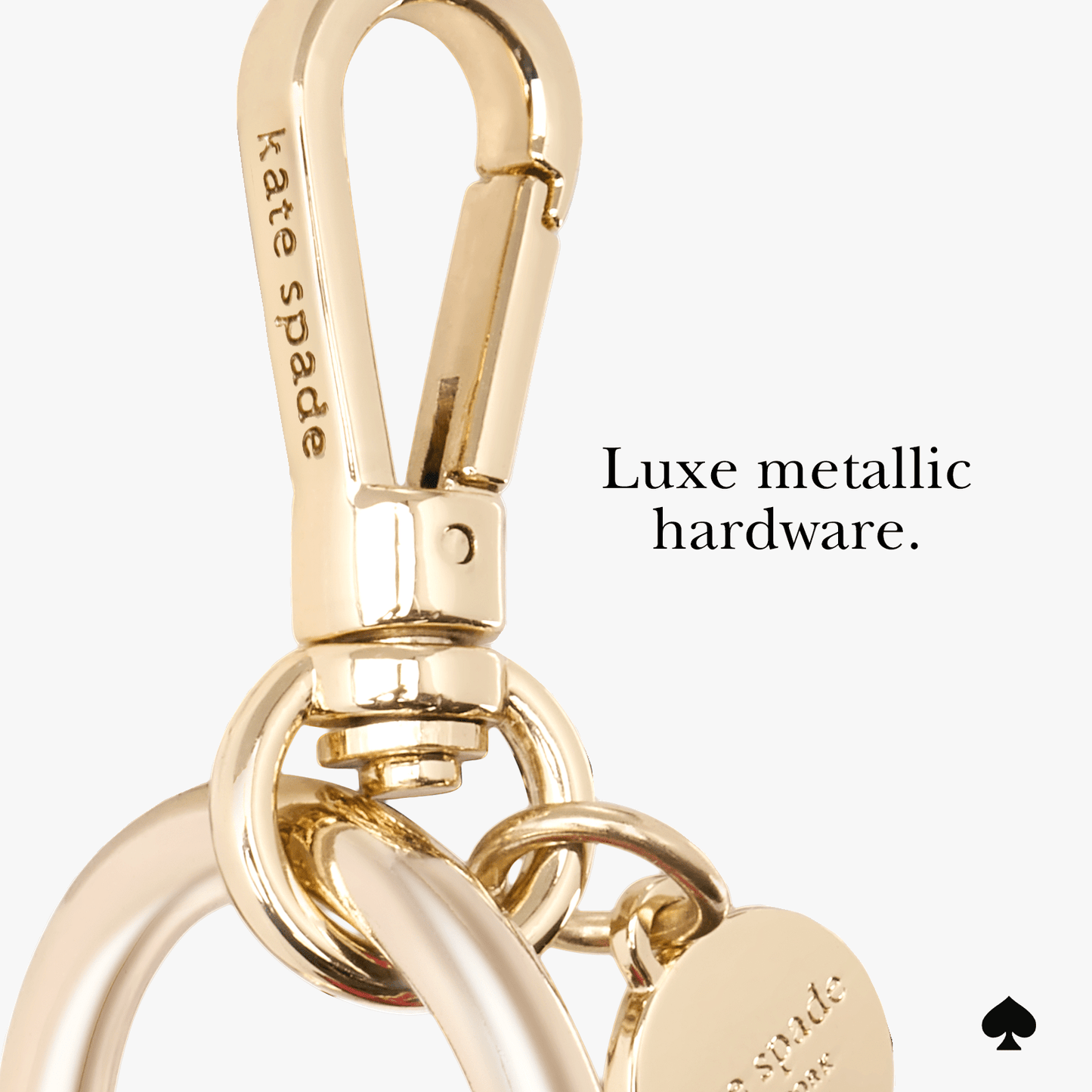 kate spade new york Heart Charm AirTag Keychain