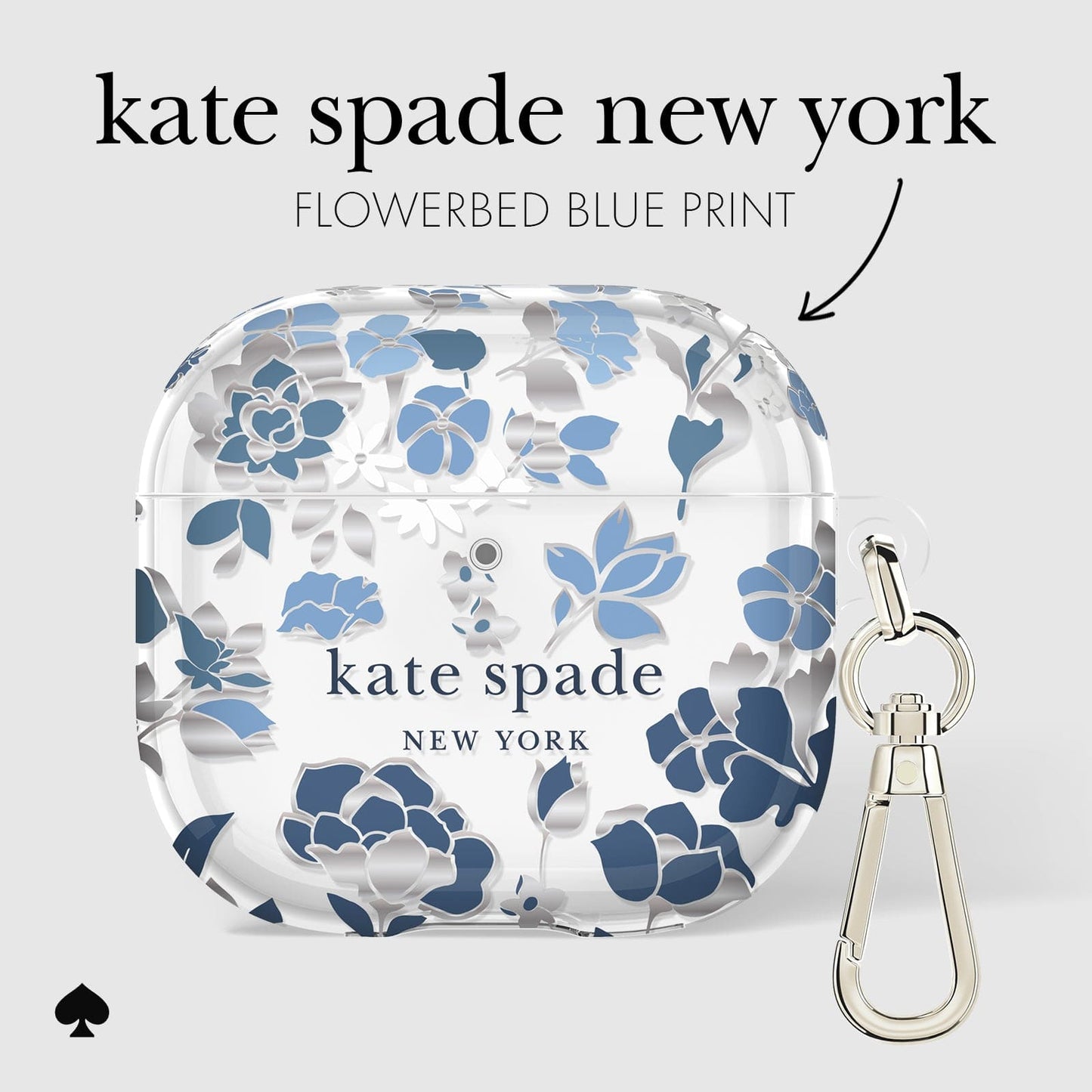 kate spade new york Flowerbed Blue - AirPods 4