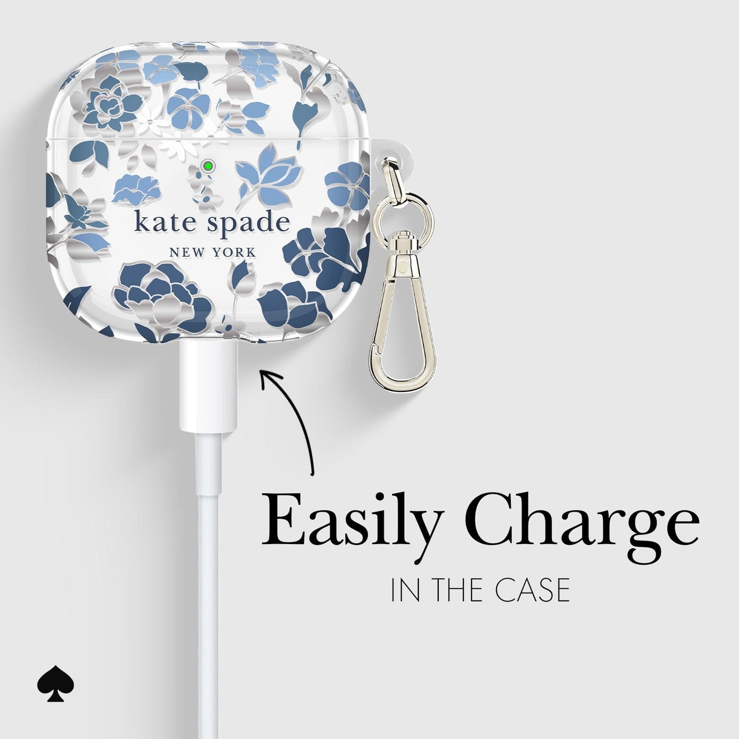 kate spade new york Flowerbed Blue - AirPods 4
