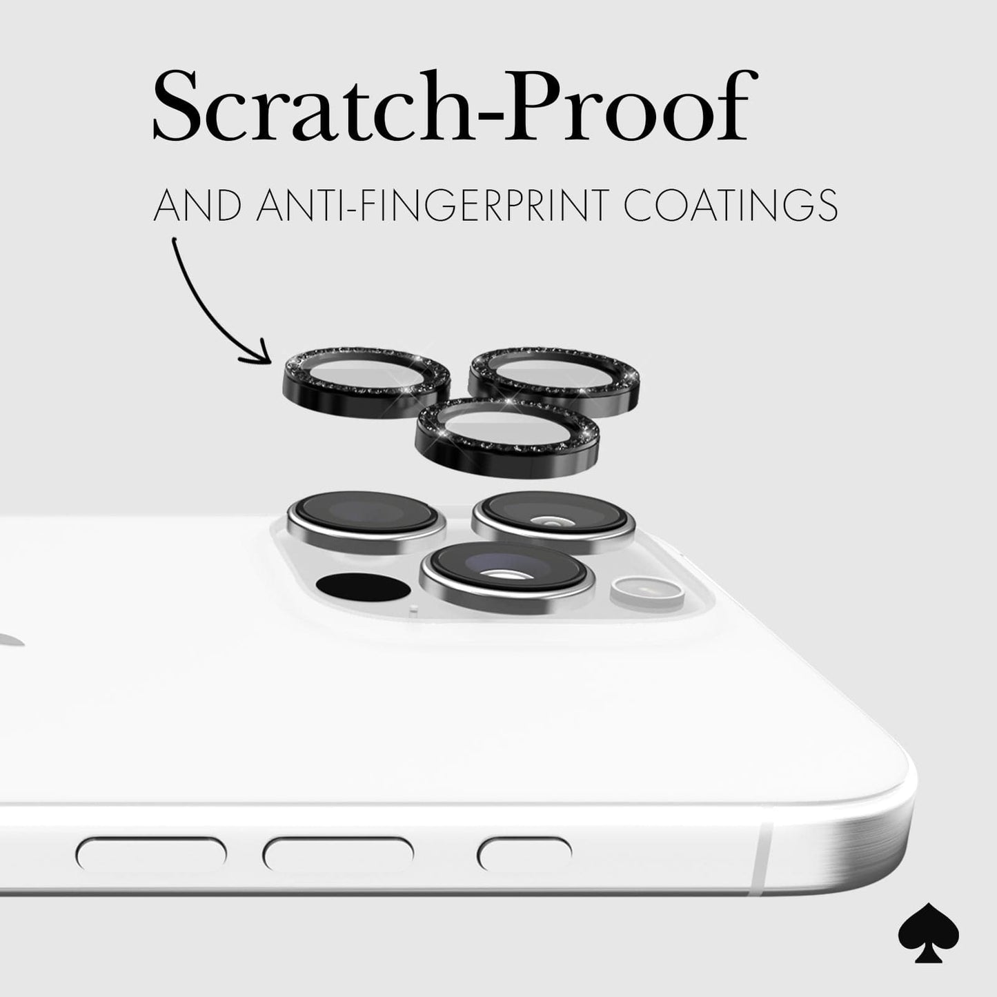 kate spade new york Aluminum Ring Camera Lens Protector Nightfall - iPhone 16 Pro / 16 Pro Max