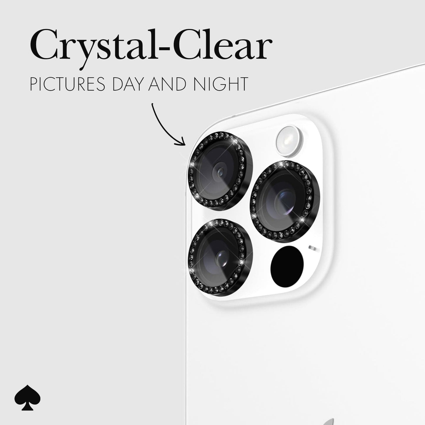 kate spade new york Aluminum Ring Camera Lens Protector Nightfall - iPhone 16 Pro / 16 Pro Max