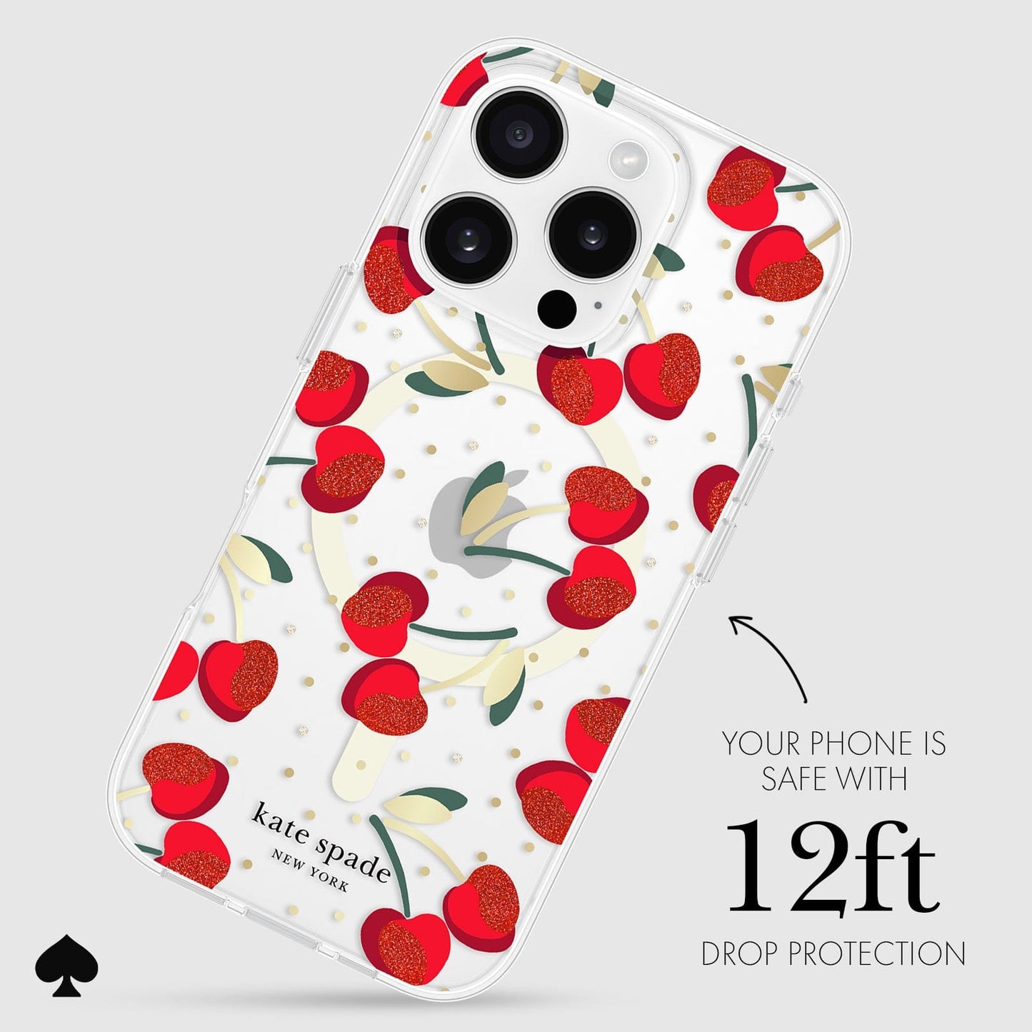 kate spade new york Cherry Dot MagSafe - iPhone 16 Pro