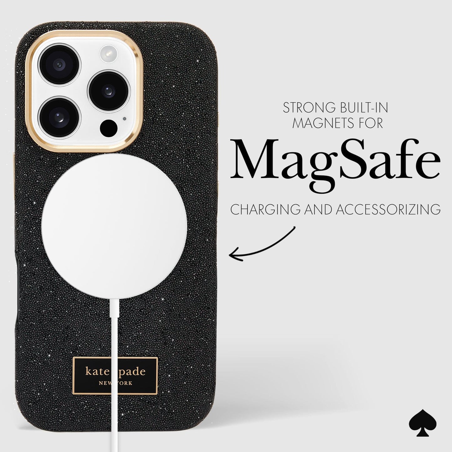 kate spade new york Crystal Pavé MagSafe - iPhone 16 Pro