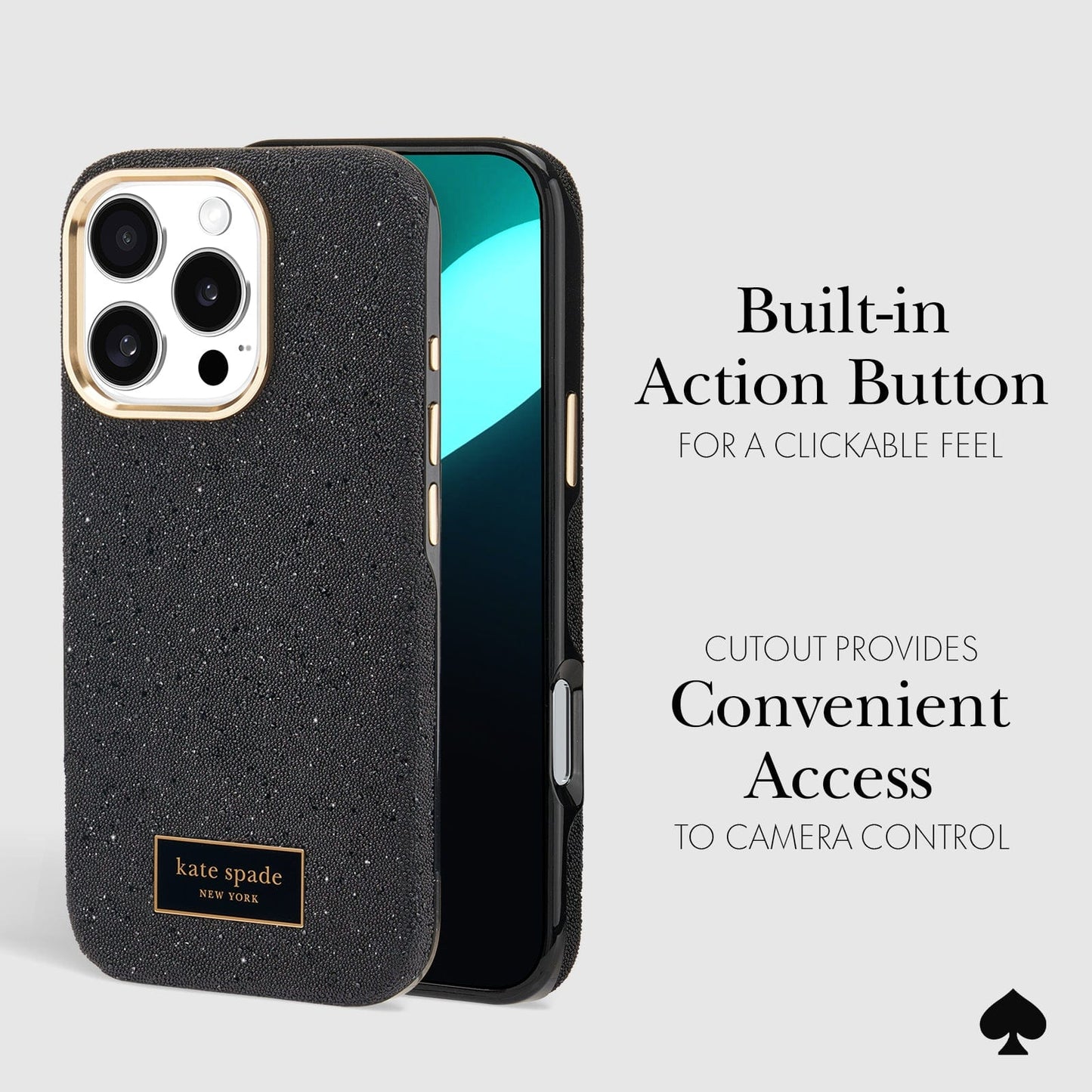 kate spade new york Crystal Pavé MagSafe - iPhone 16 Pro
