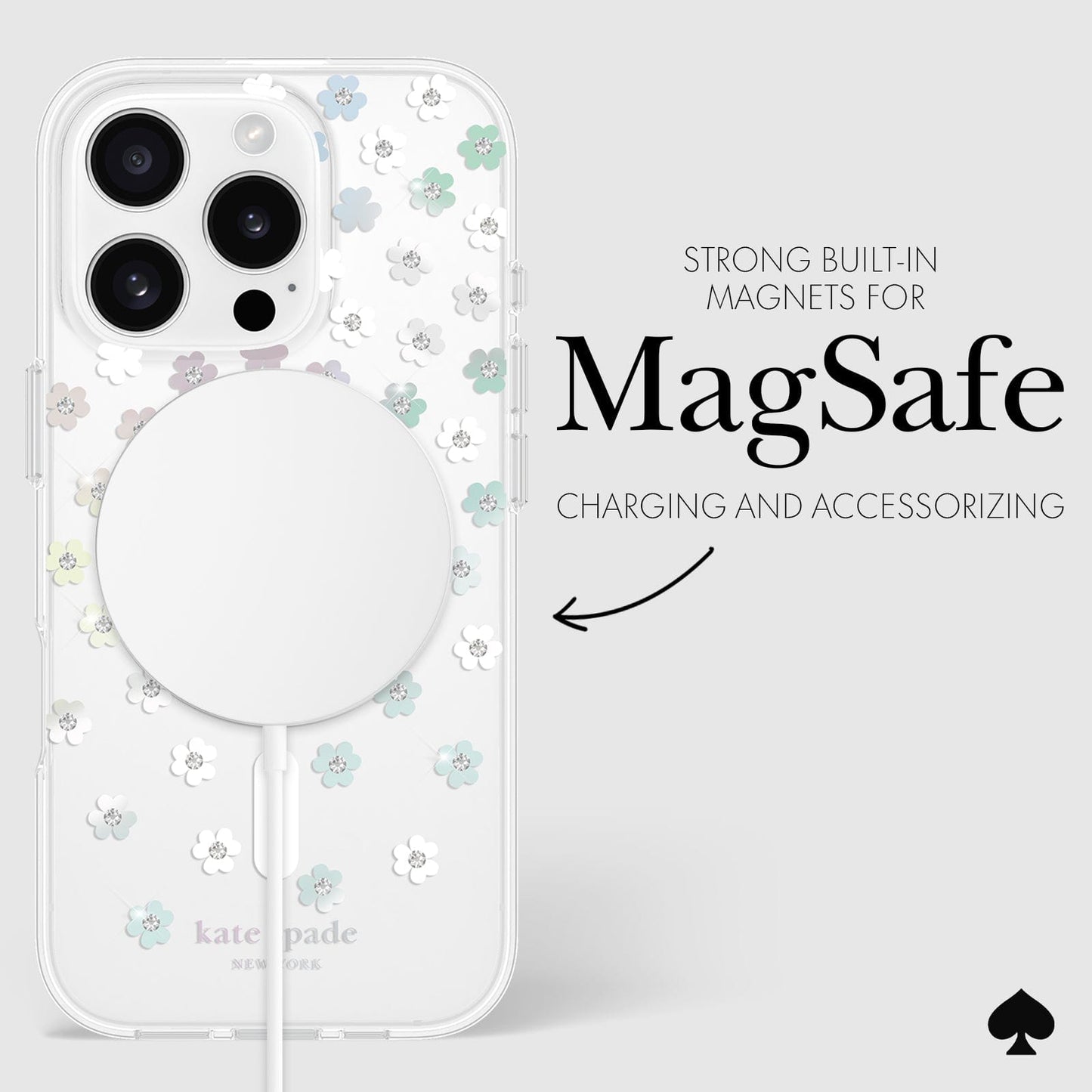 kate spade new york Scattered Flowers MagSafe - iPhone 16 Pro