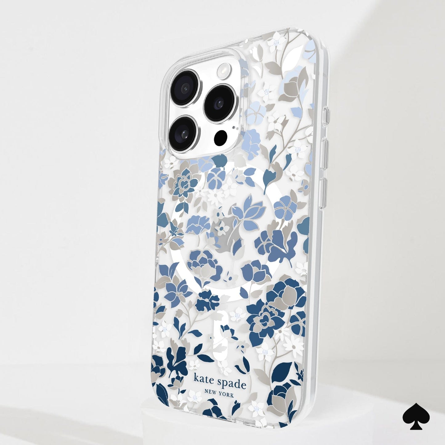 kate spade new york Flowerbed Blue MagSafe - iPhone 16 Pro