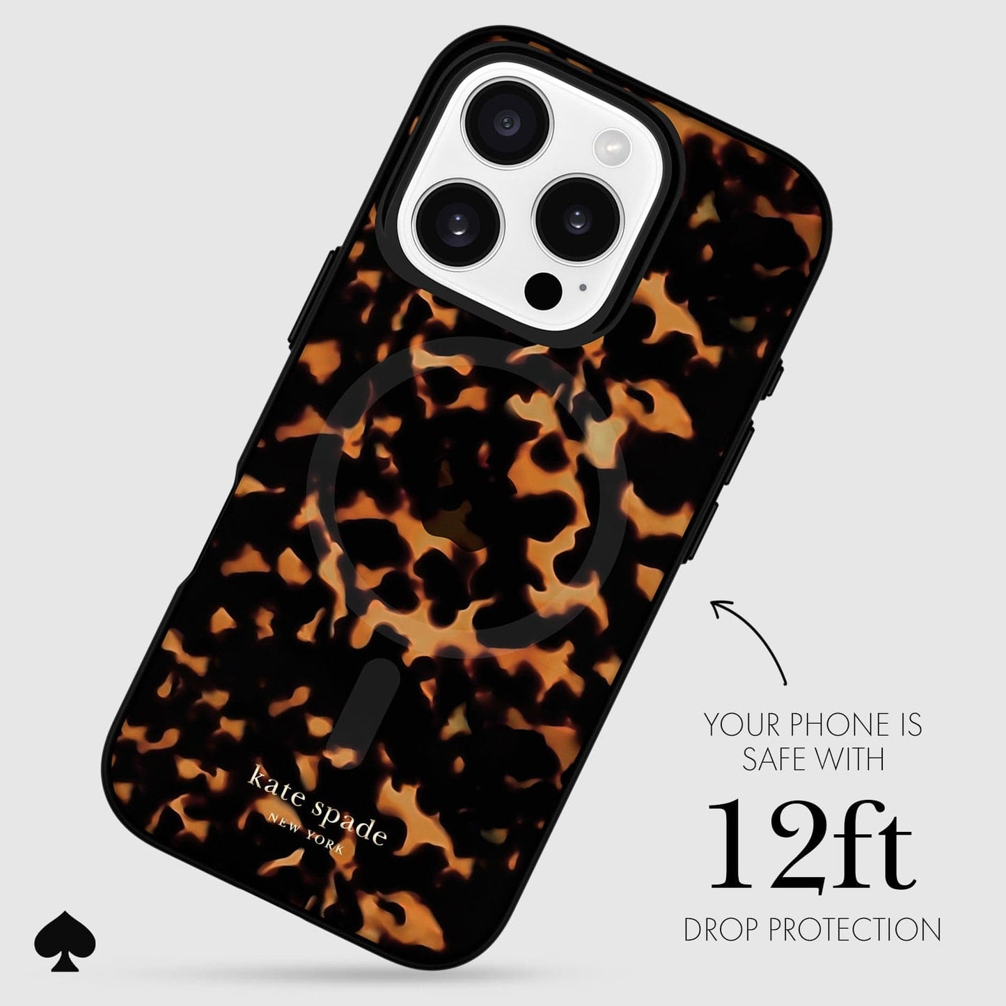 kate spade new york Tortoiseshell MagSafe - iPhone 16 Pro