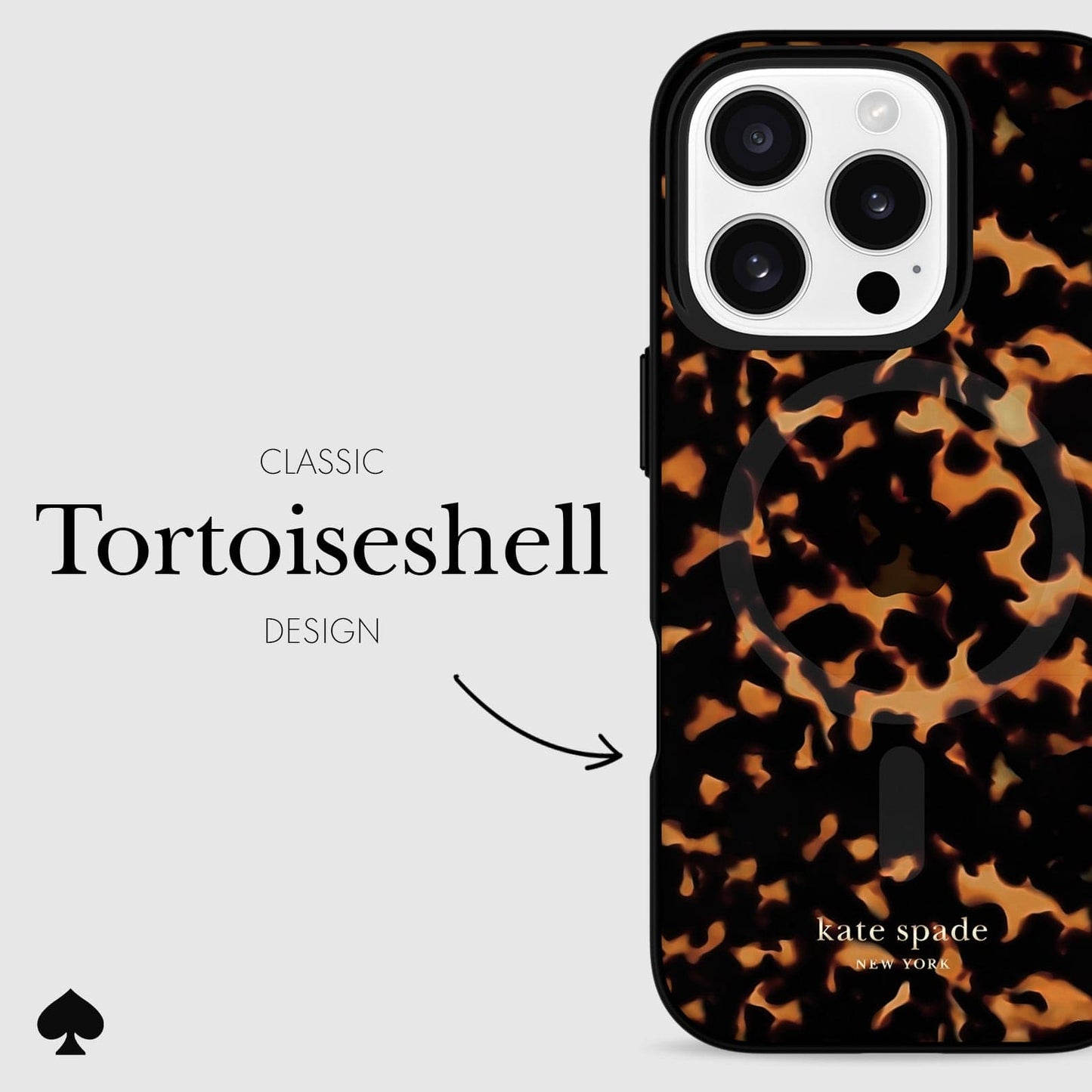 kate spade new york Tortoiseshell MagSafe - iPhone 16 Pro