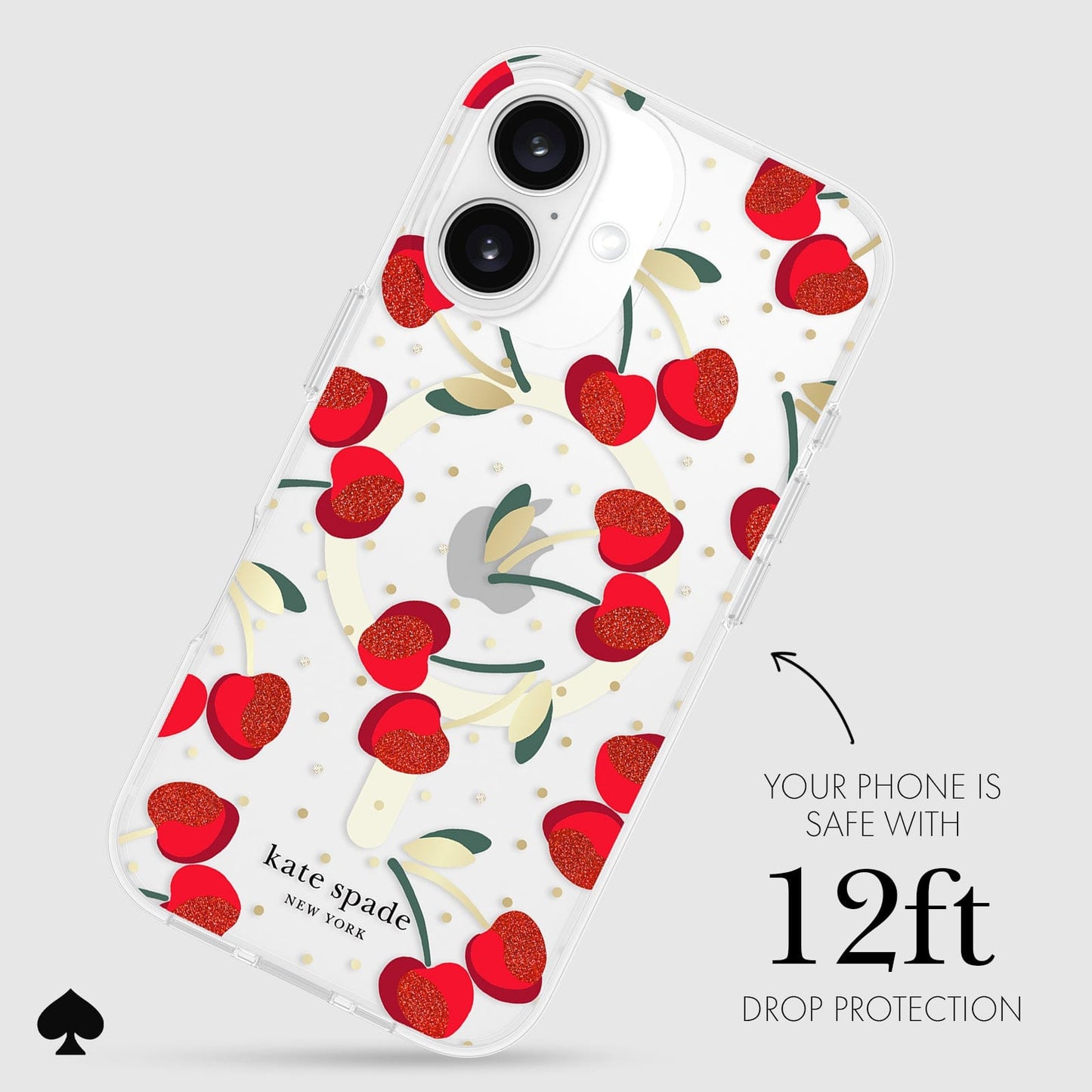 kate spade new york Cherry Dot MagSafe - iPhone 16