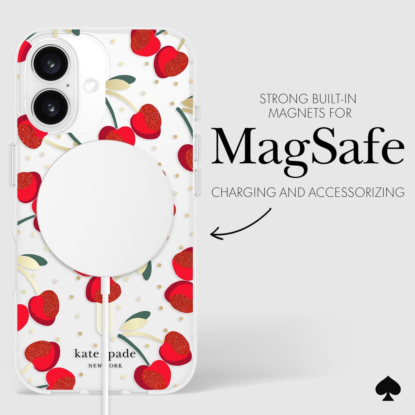 kate spade new york Cherry Dot MagSafe - iPhone 16