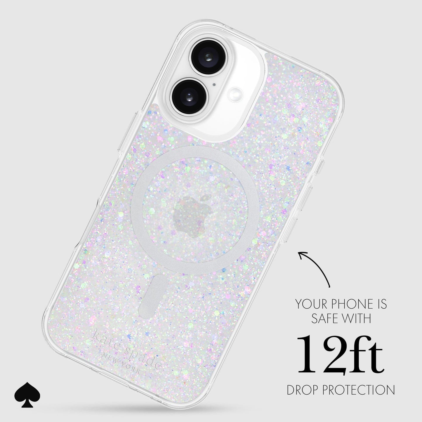kate spade new york Chunky Glitter MagSafe - iPhone 16