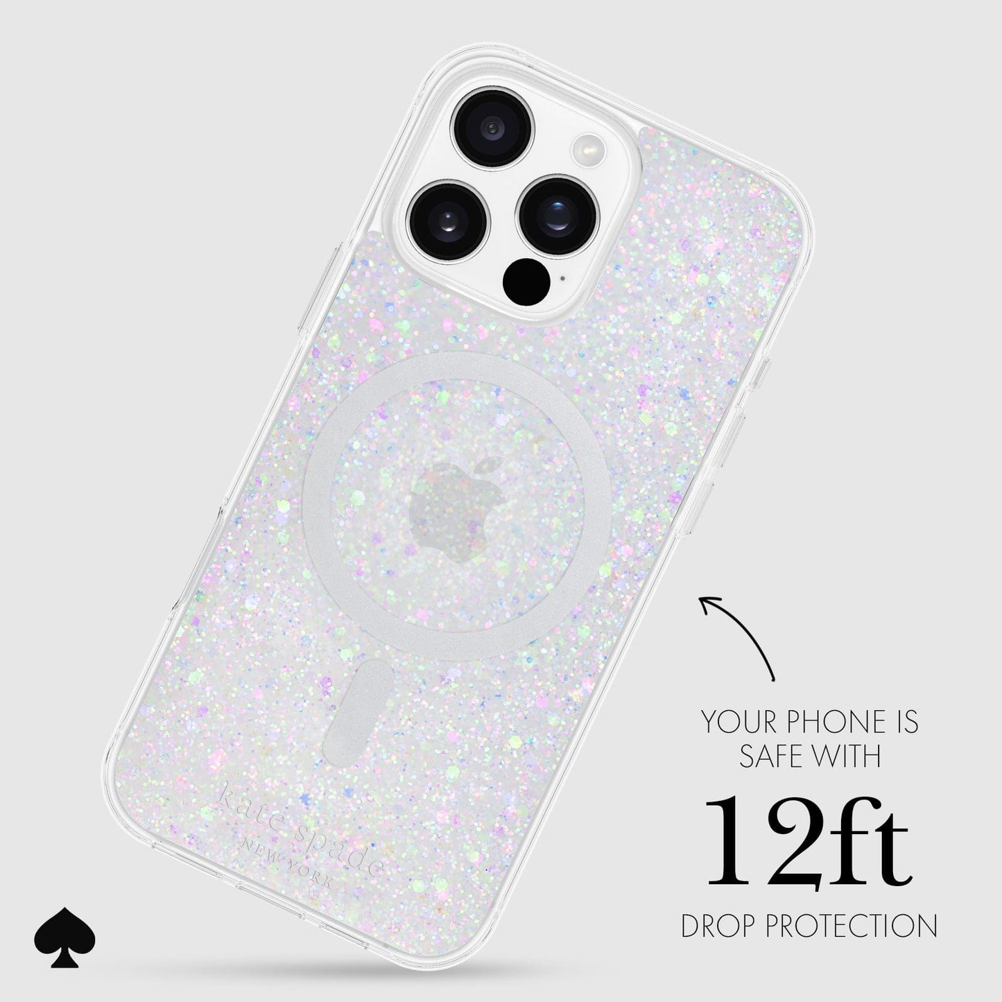 kate spade new york Chunky Glitter MagSafe - iPhone 16 Pro Max