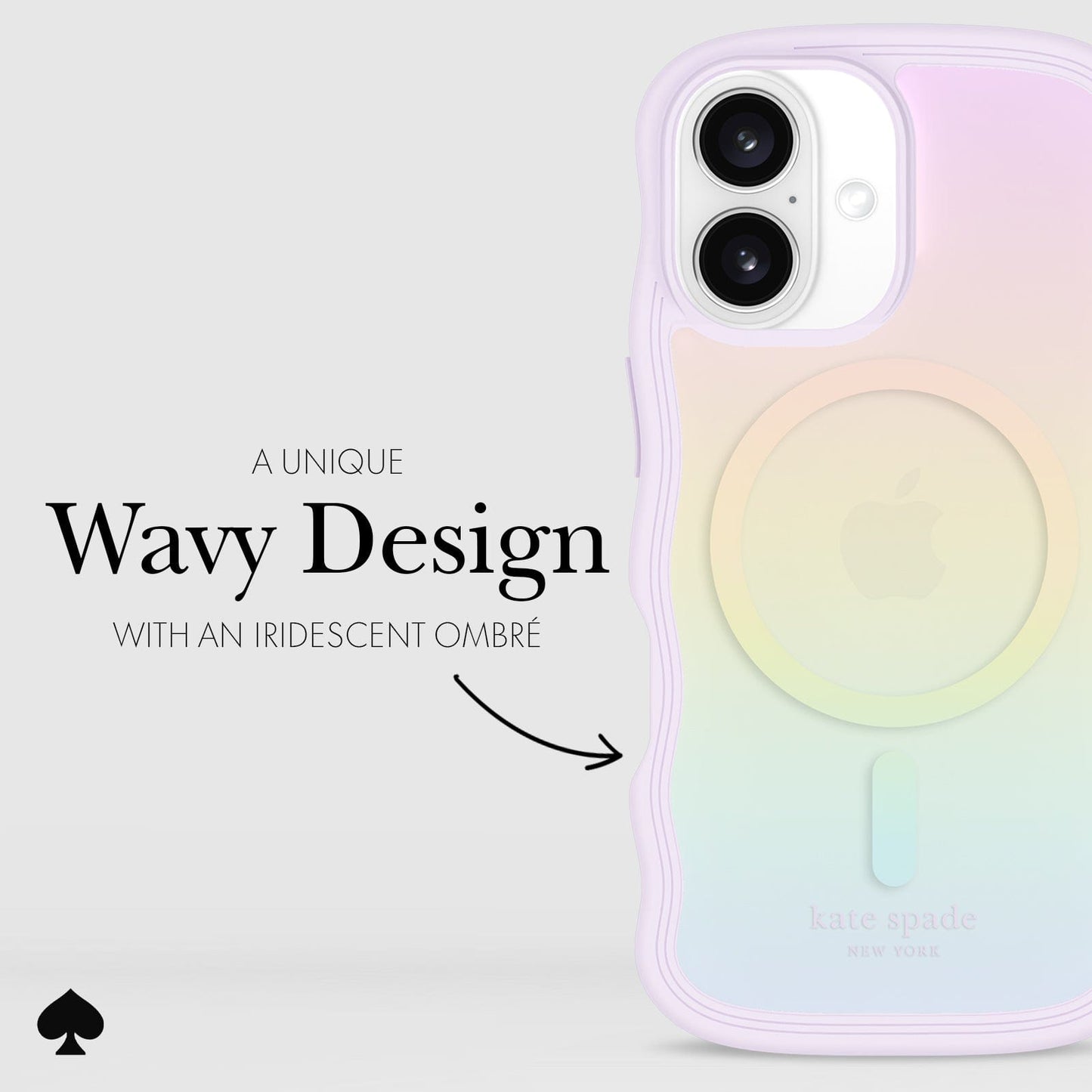 kate spade new york Wavy Opal Iridescent MagSafe - iPhone 16