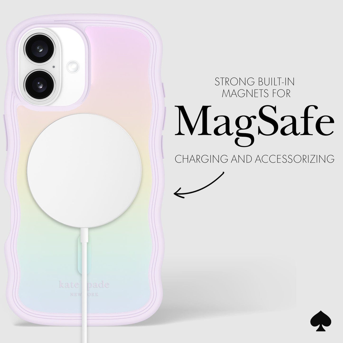kate spade new york Wavy Opal Iridescent MagSafe - iPhone 16