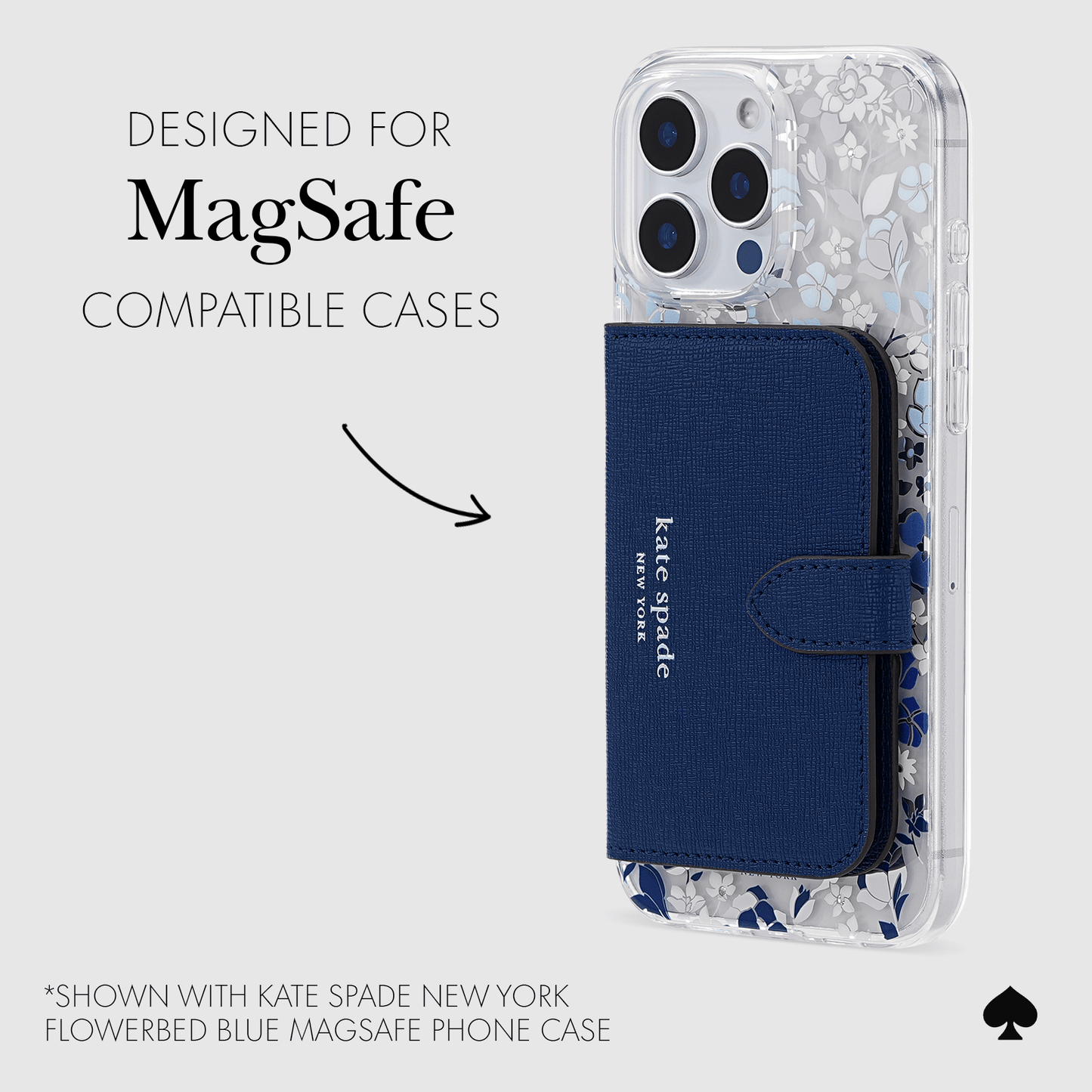 kate spade new york Navy Morgan MagSafe Wallet