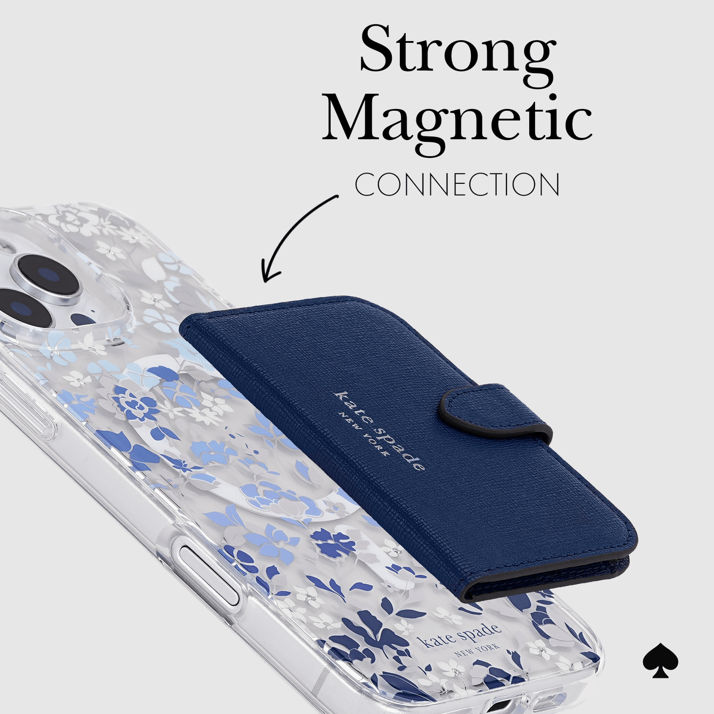 kate spade new york Navy Morgan MagSafe Wallet