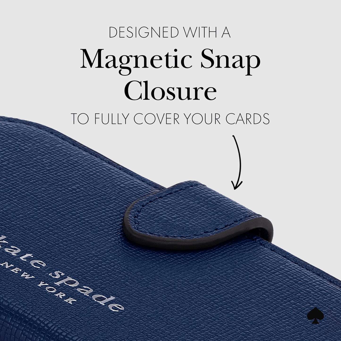kate spade new york Navy Morgan MagSafe Wallet