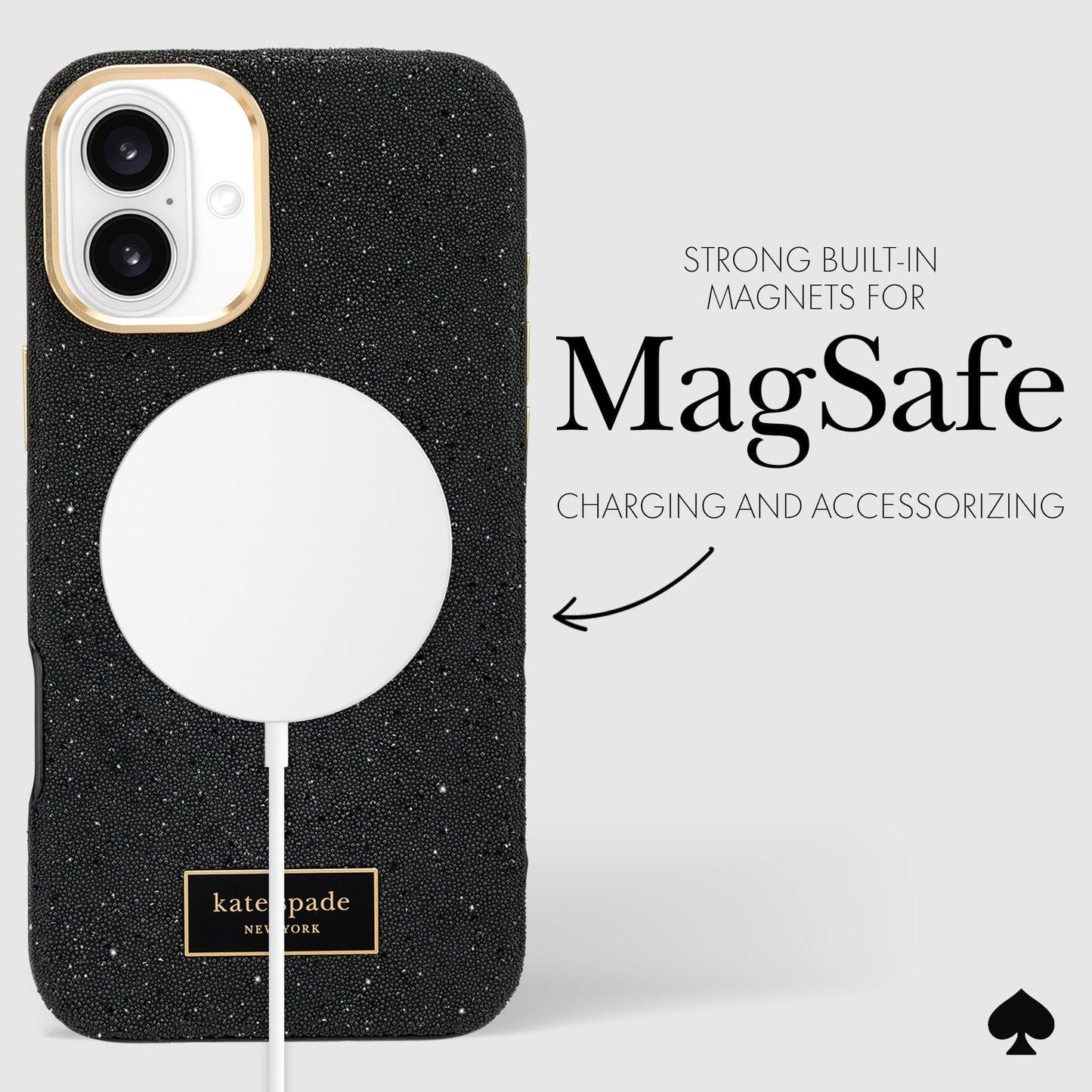 kate spade new york Crystal Pavé MagSafe - iPhone 16 Plus