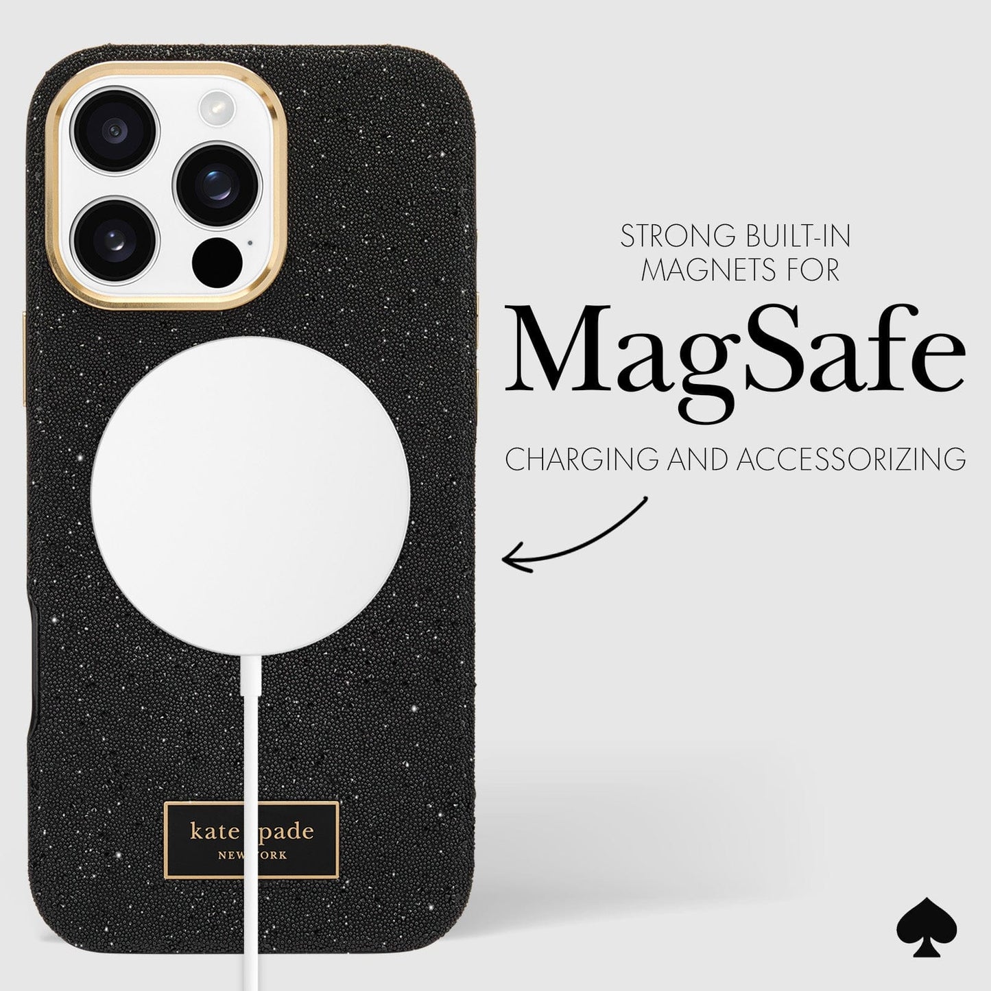 kate spade new york Crystal Pavé MagSafe - iPhone 16 Pro Max