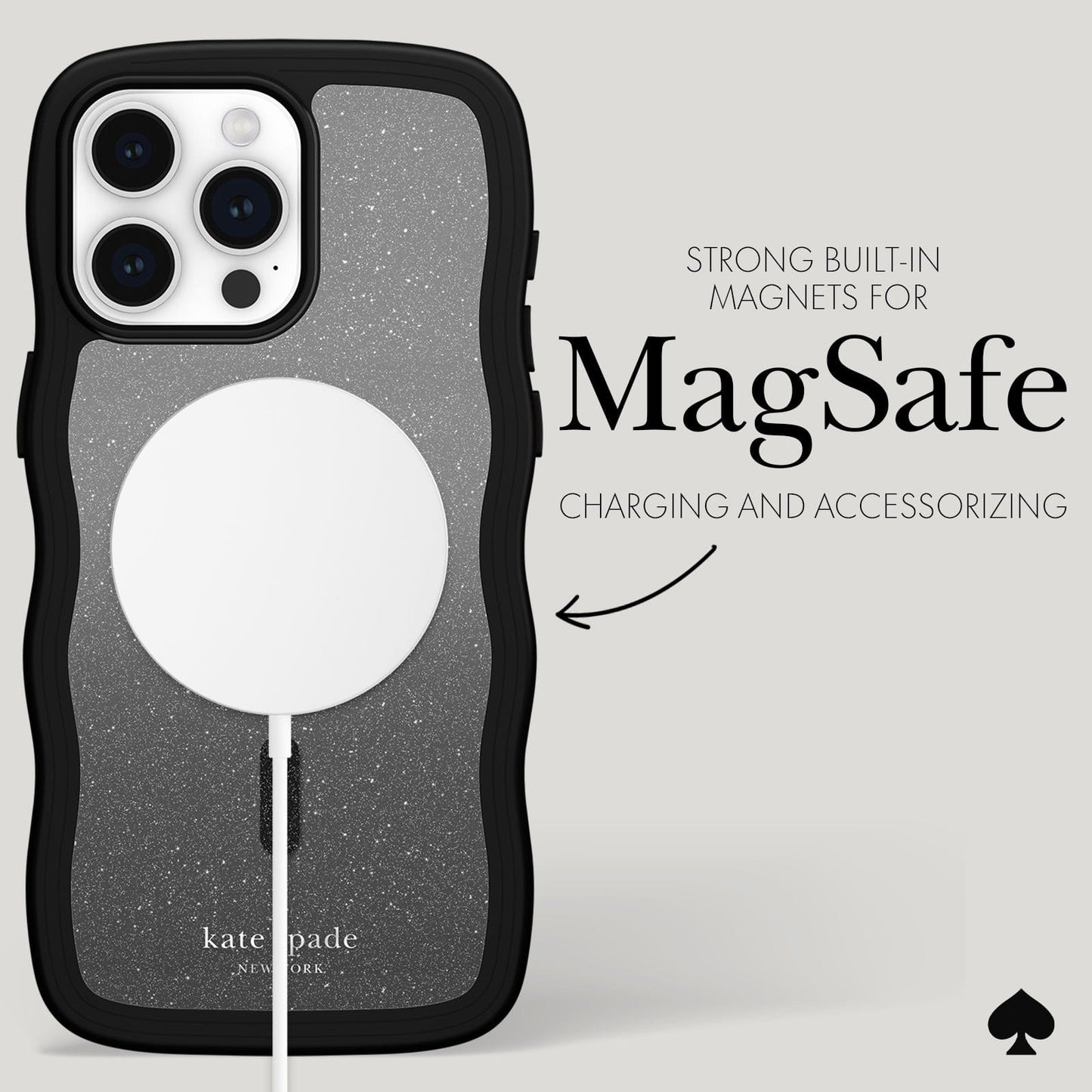 kate spade new york Wavy Nightfall MagSafe - iPhone 15 Pro Max