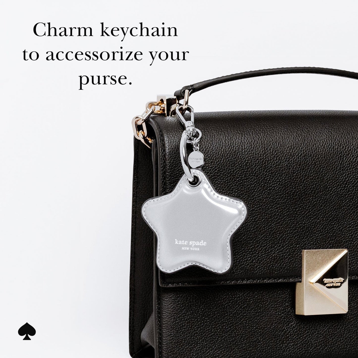 kate spade new york Star Charm AirTag Keychain
