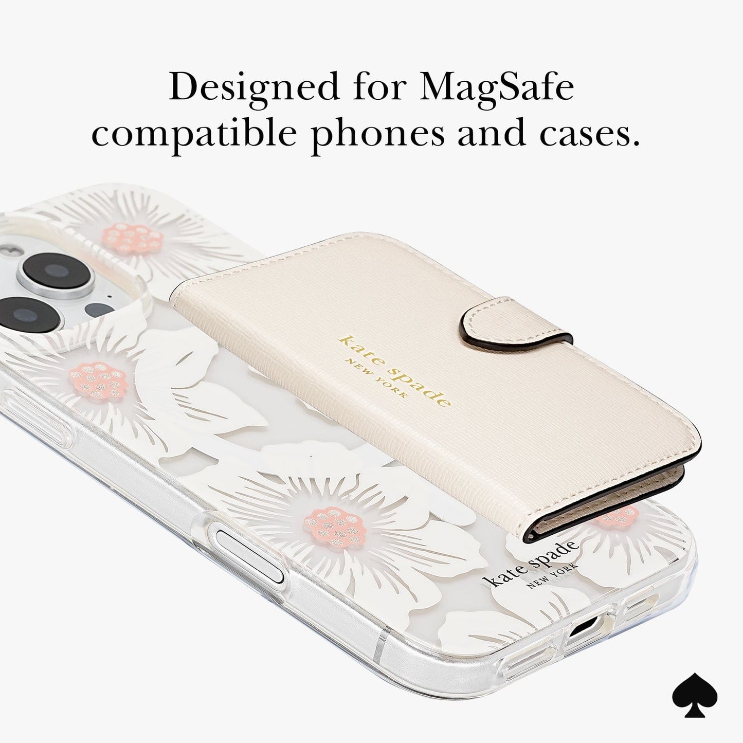 kate spade new york Cream Morgan MagSafe Wallet