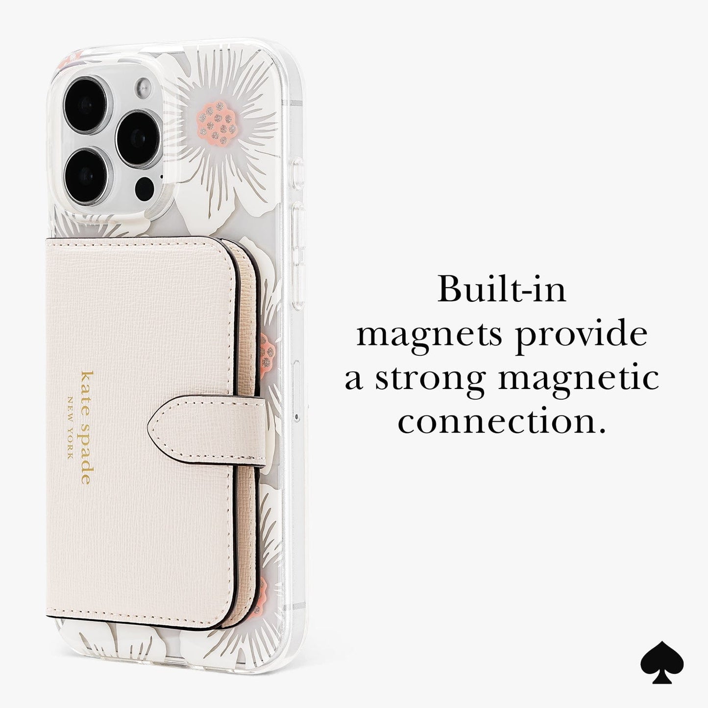 kate spade new york Cream Morgan MagSafe Wallet