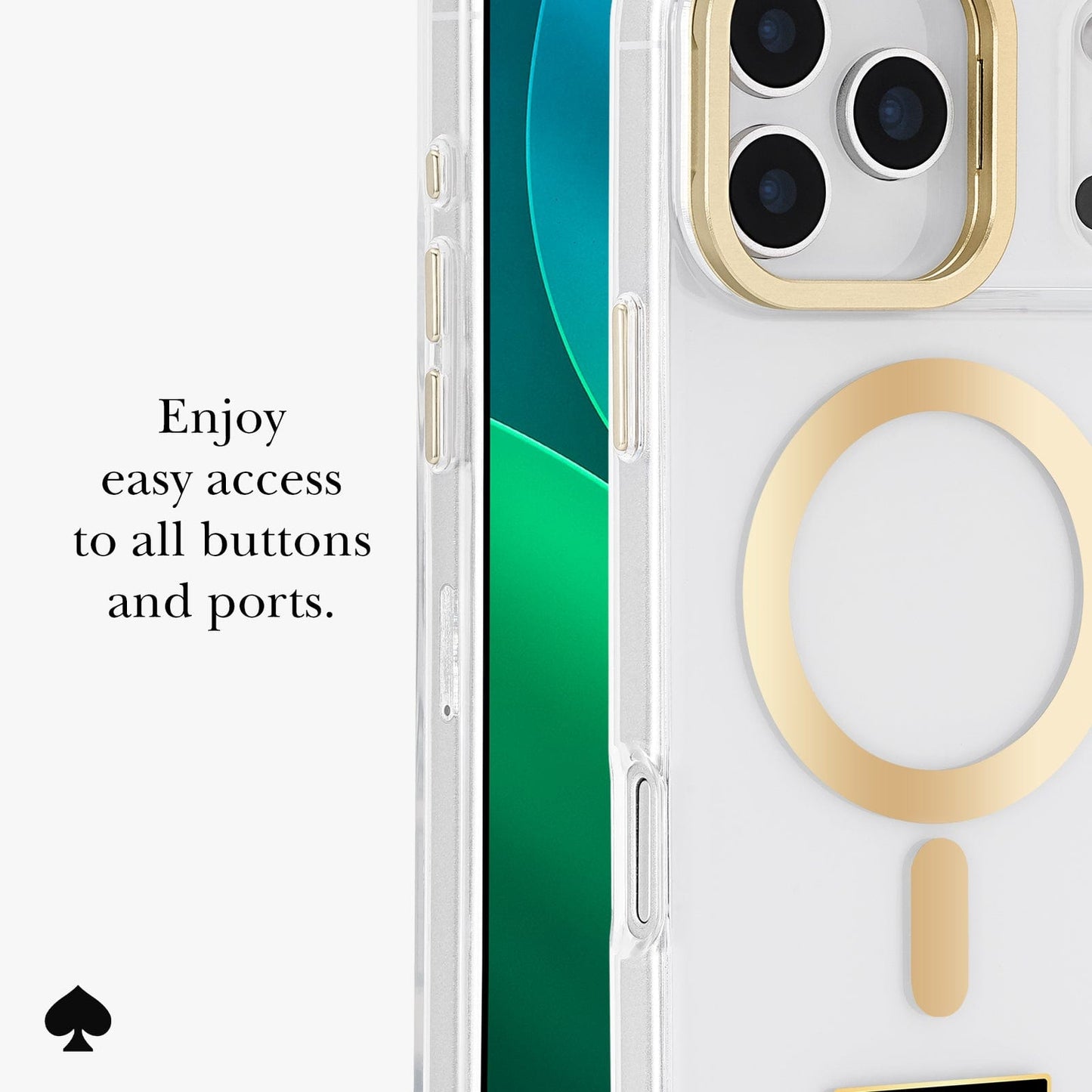 kate spade new york Icon Clear MagSafe - iPhone 17 Pro Max