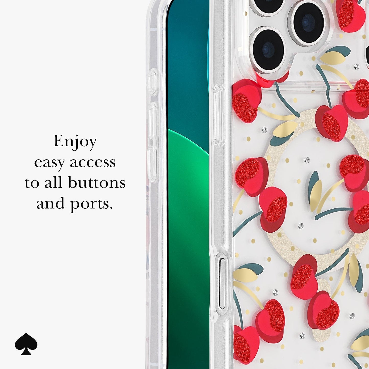 kate spade new york Cherry Dot MagSafe - iPhone 17 Pro Max