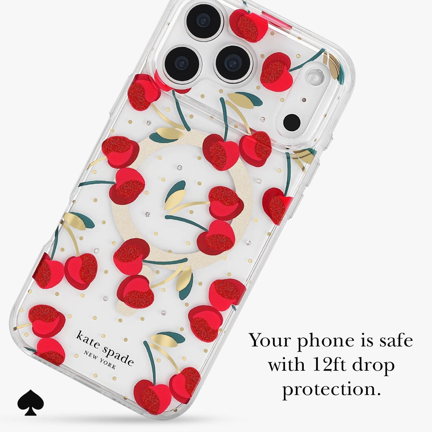 kate spade new york Cherry Dot MagSafe - iPhone 17 Pro