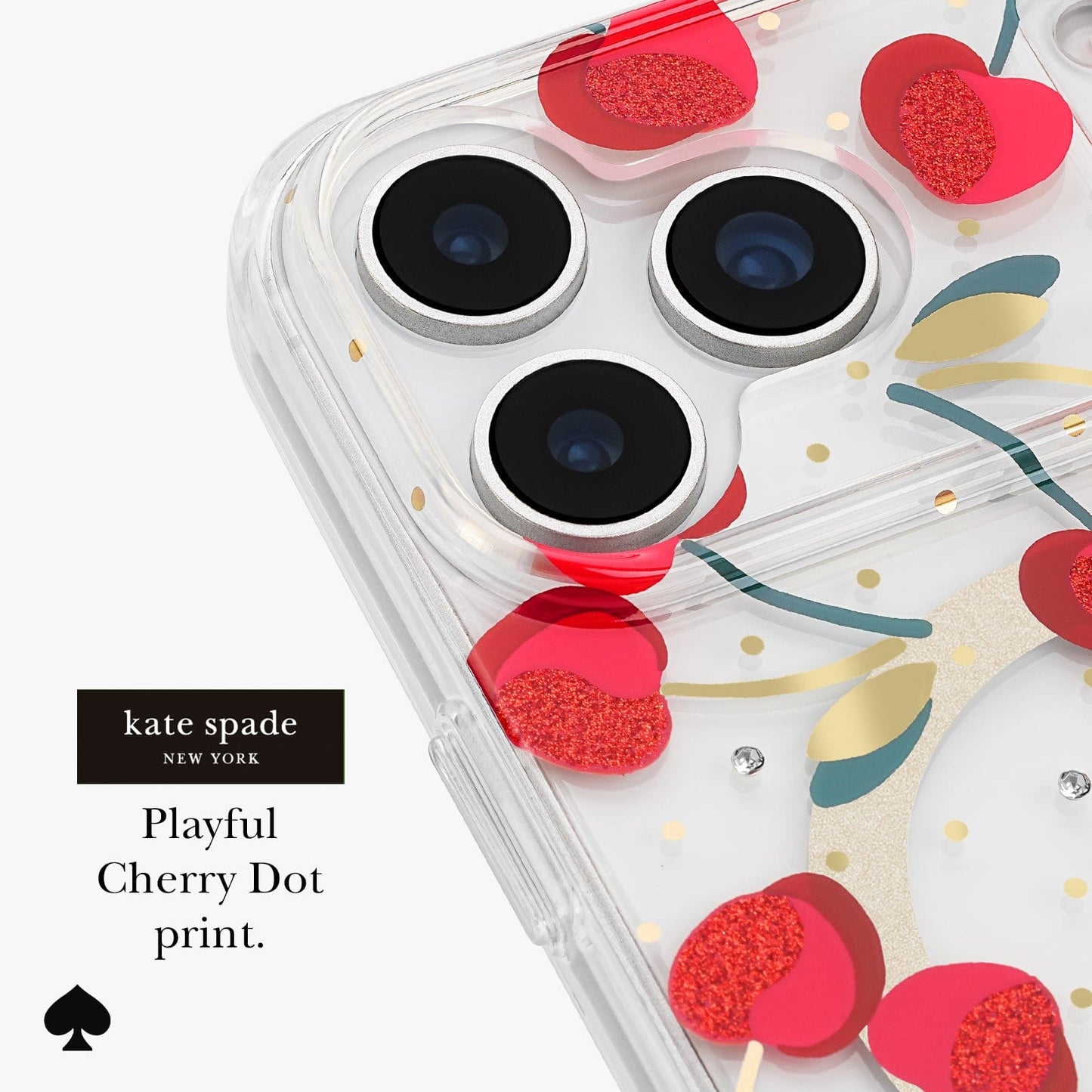 kate spade new york Cherry Dot MagSafe - iPhone 17 Pro