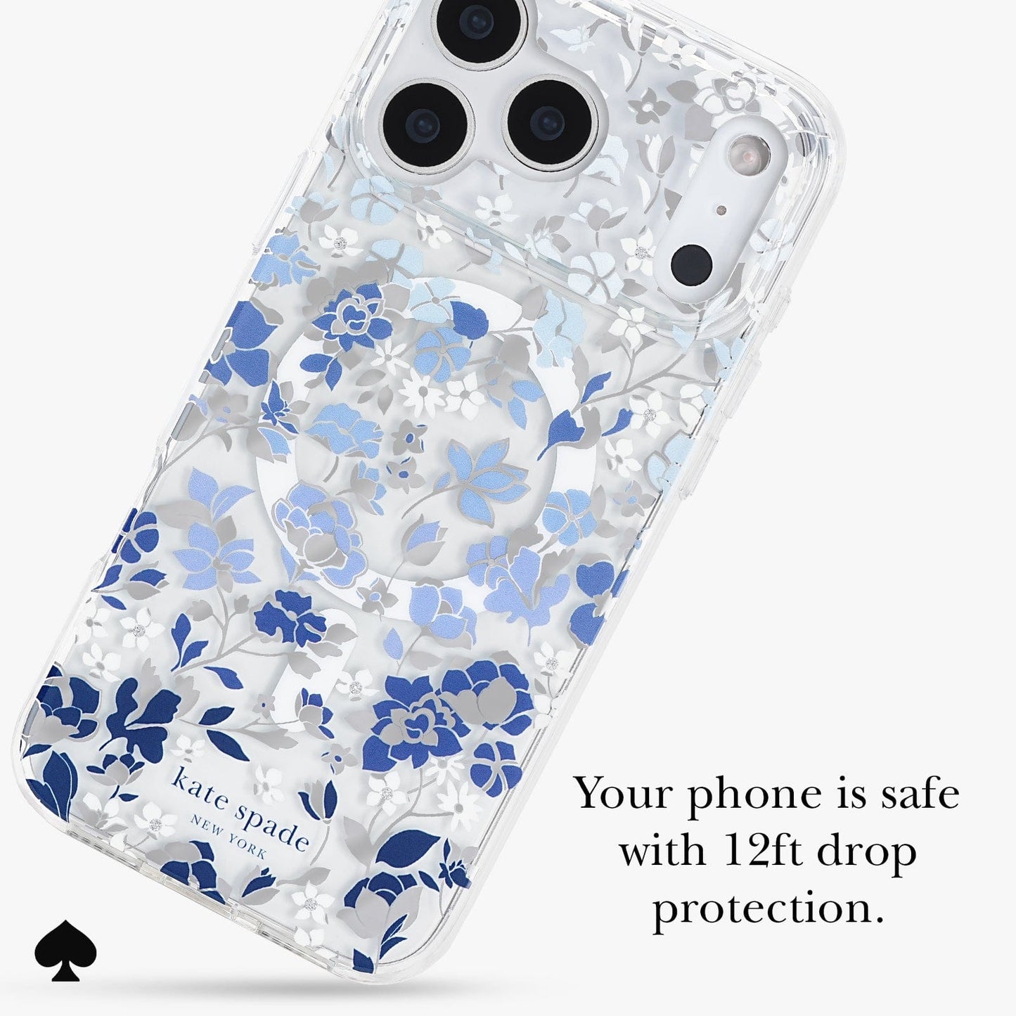 kate spade new york Flowerbed Blue MagSafe - iPhone 17 Pro Max