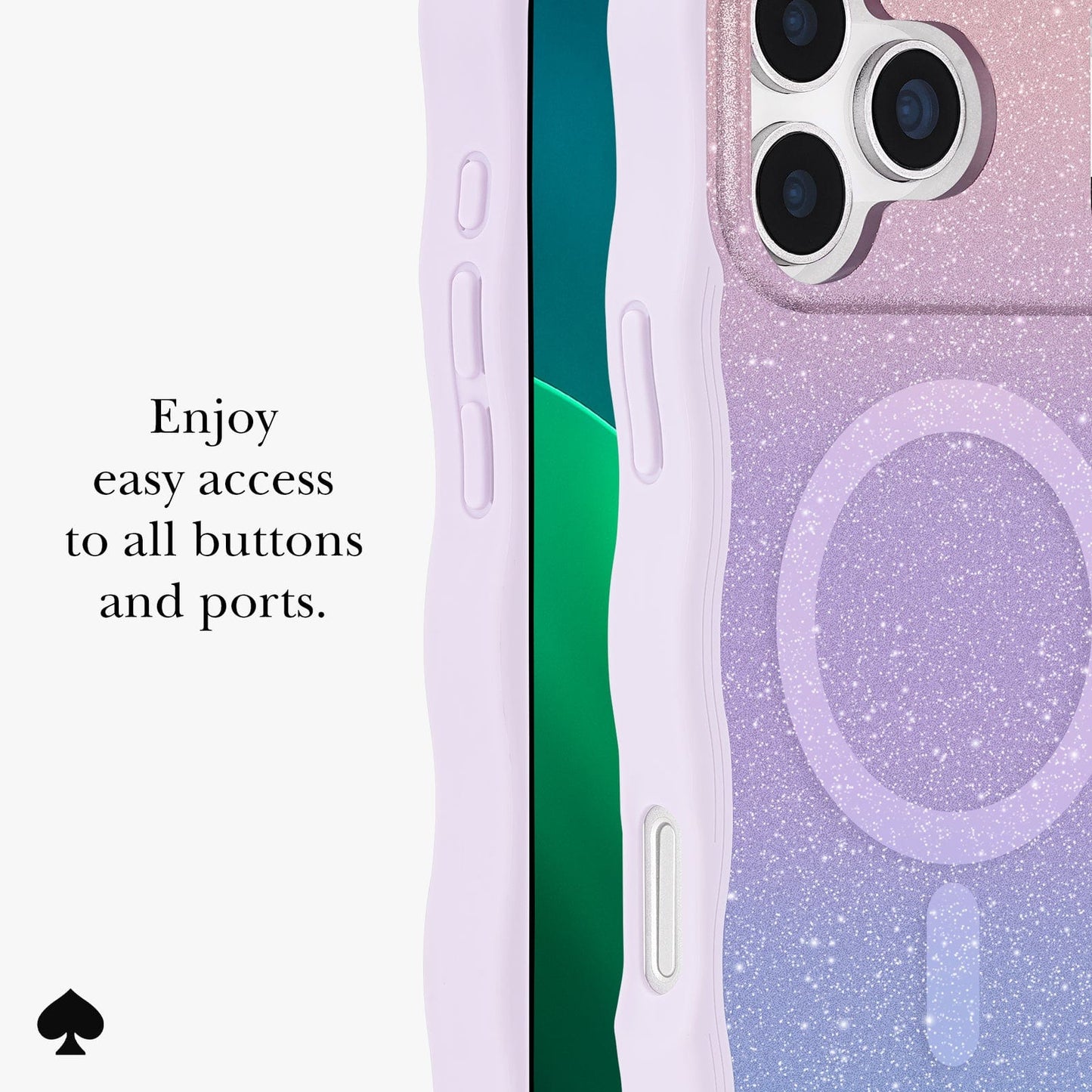 kate spade new york Wavy Opal MagSafe - iPhone 17 Pro Max