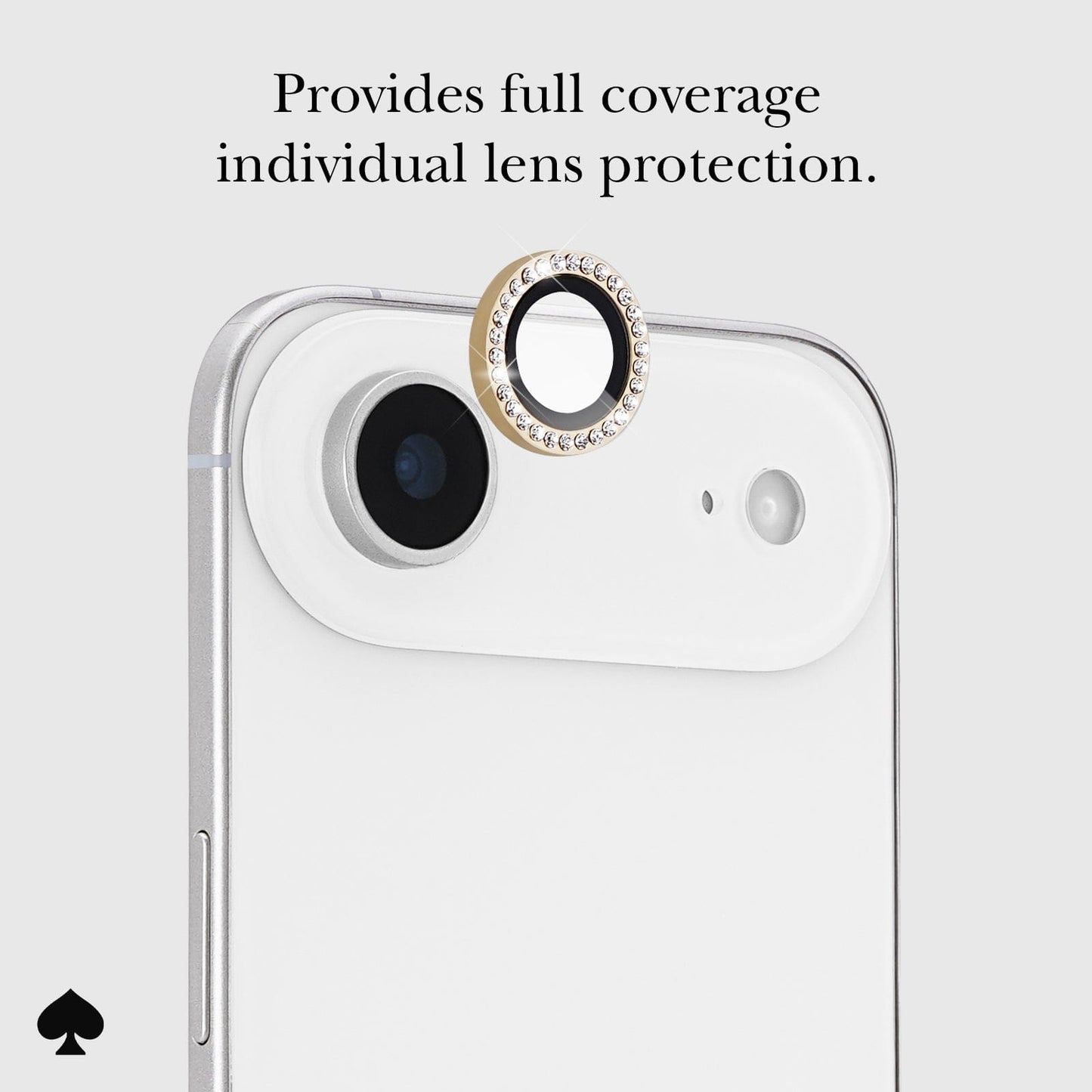 kate spade new york Camera Lens Protector Set in Stone Gold - iPhone Air