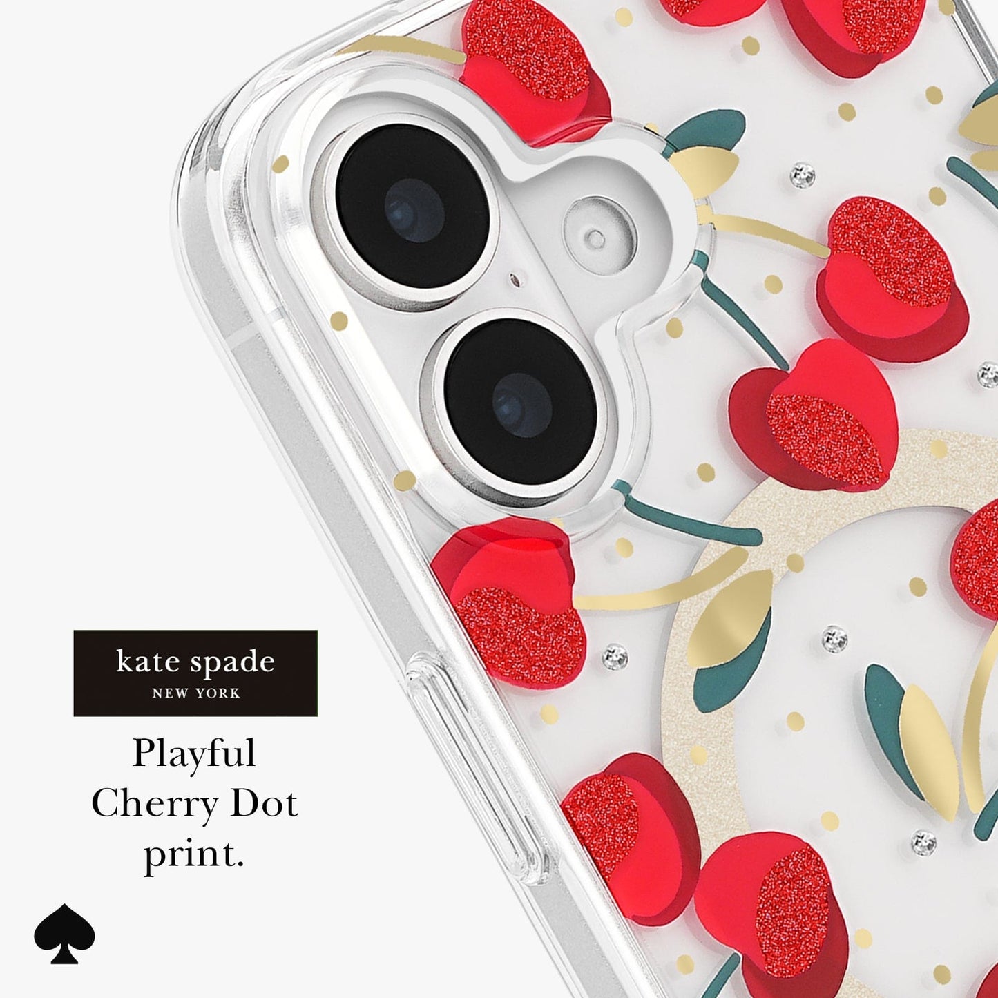 kate spade new york Cherry Dot MagSafe - iPhone 17