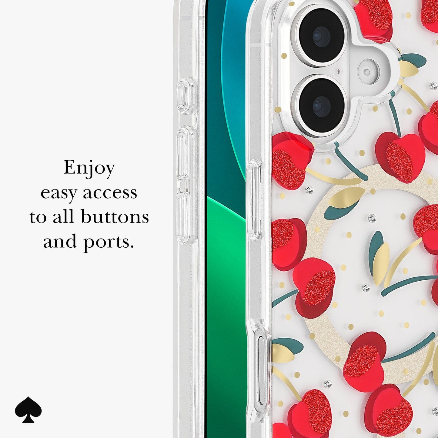 kate spade new york Cherry Dot MagSafe - iPhone 17