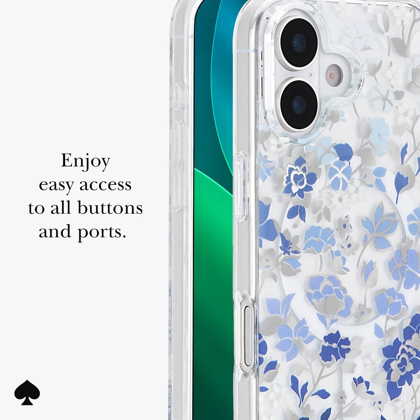 kate spade new york Flowerbed Blue MagSafe - iPhone 17