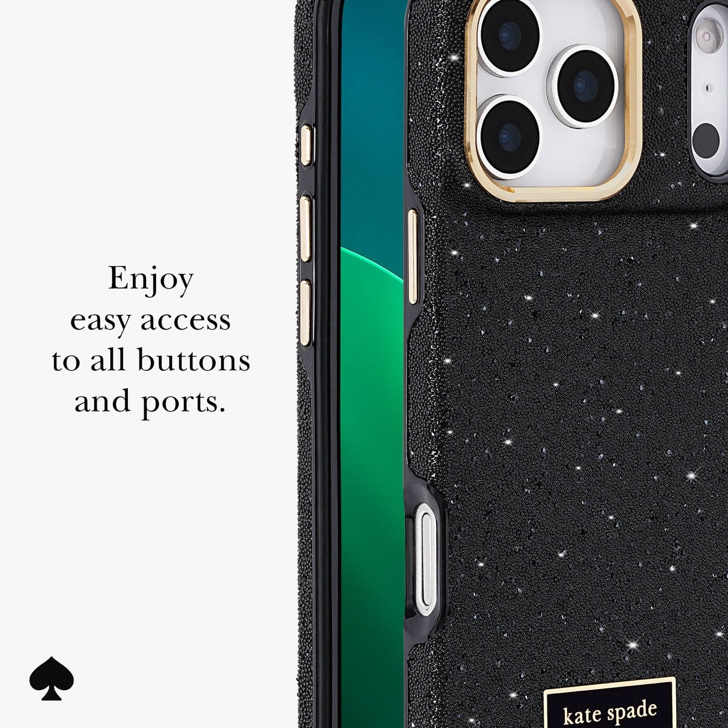kate spade new york Crystal Pavé MagSafe - iPhone 17 Pro Max