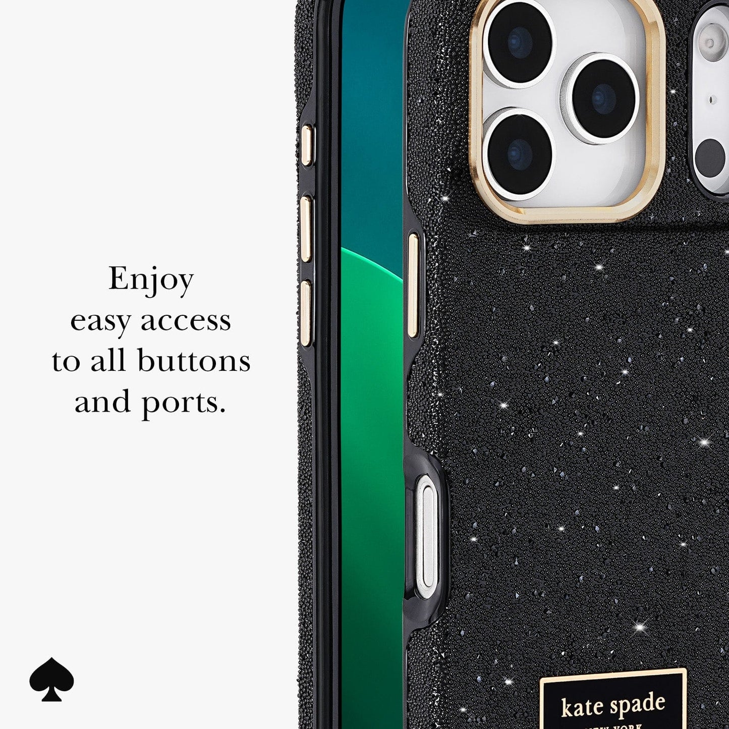 kate spade new york Crystal Pavé MagSafe - iPhone 17 Pro