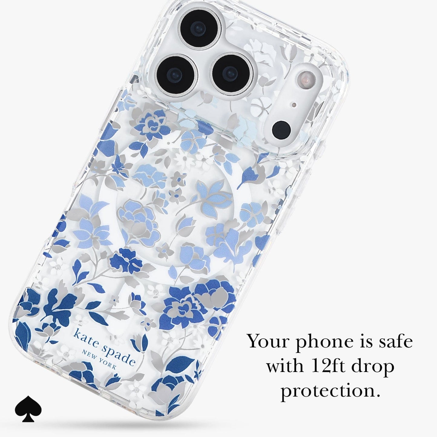 kate spade new york Flowerbed Blue MagSafe - iPhone 17 Pro