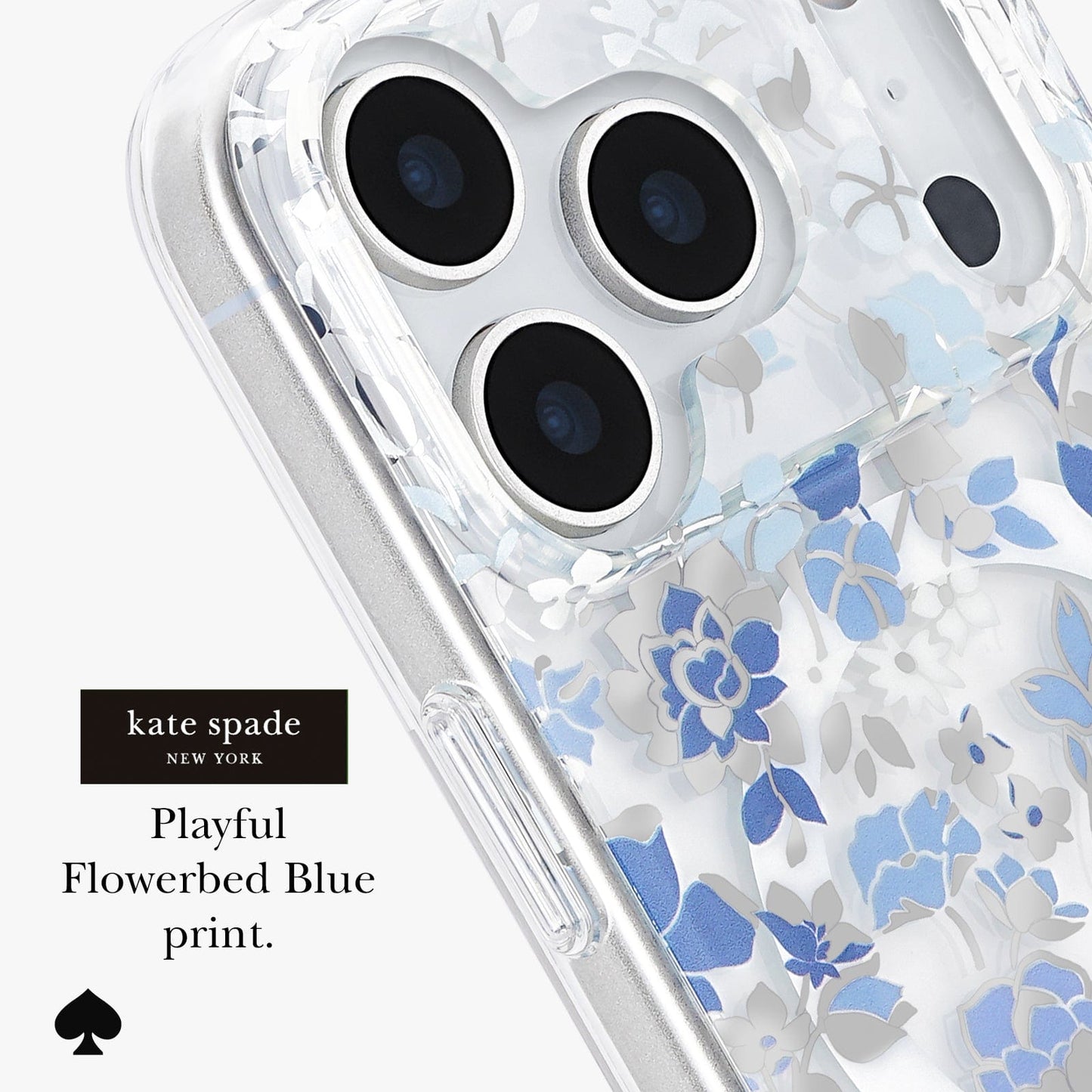 kate spade new york Flowerbed Blue MagSafe - iPhone 17 Pro